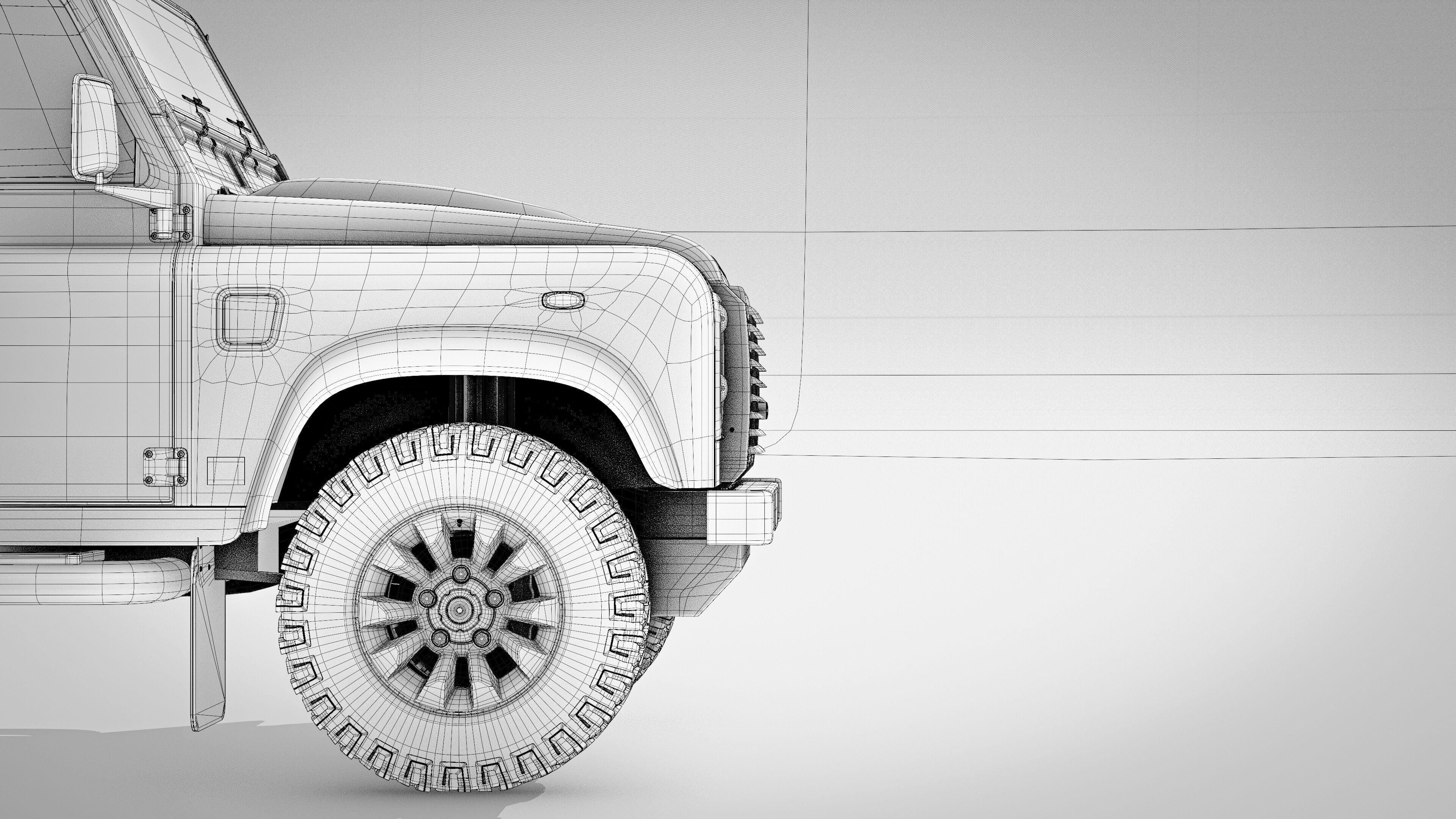 Land Rover Defender Works 110 2018 3D model_34