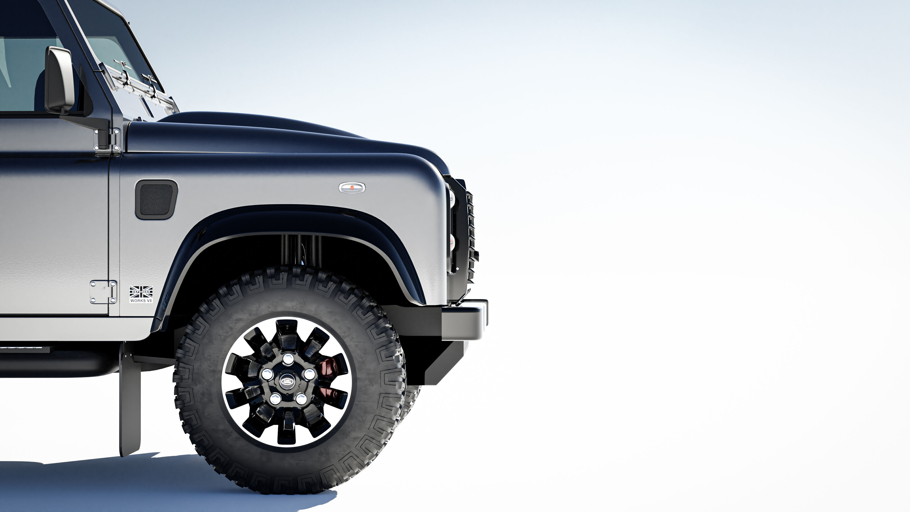 Land Rover Defender Works 110 2018 3D model_10