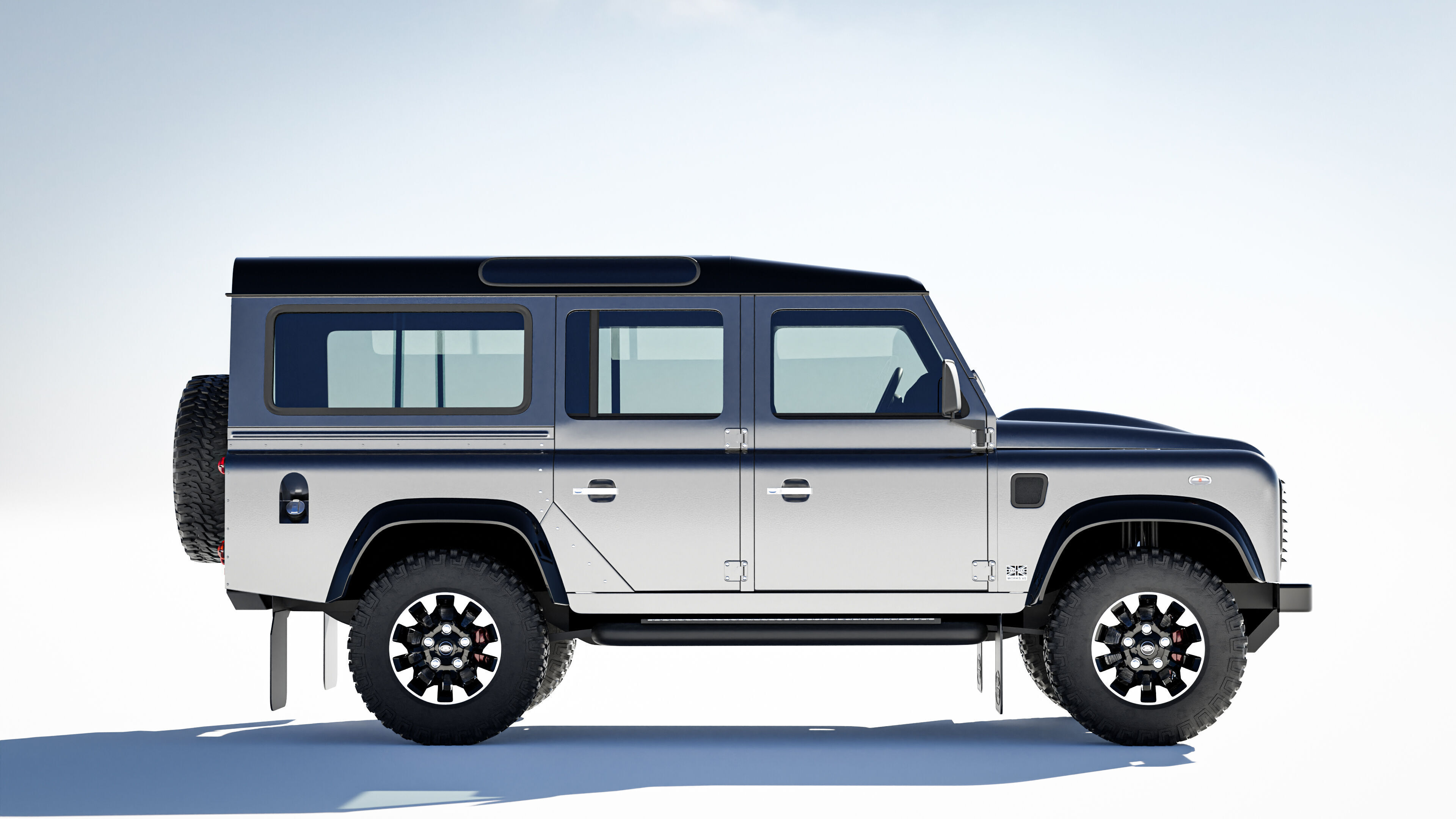 Land Rover Defender Works 110 2018 3D model_4