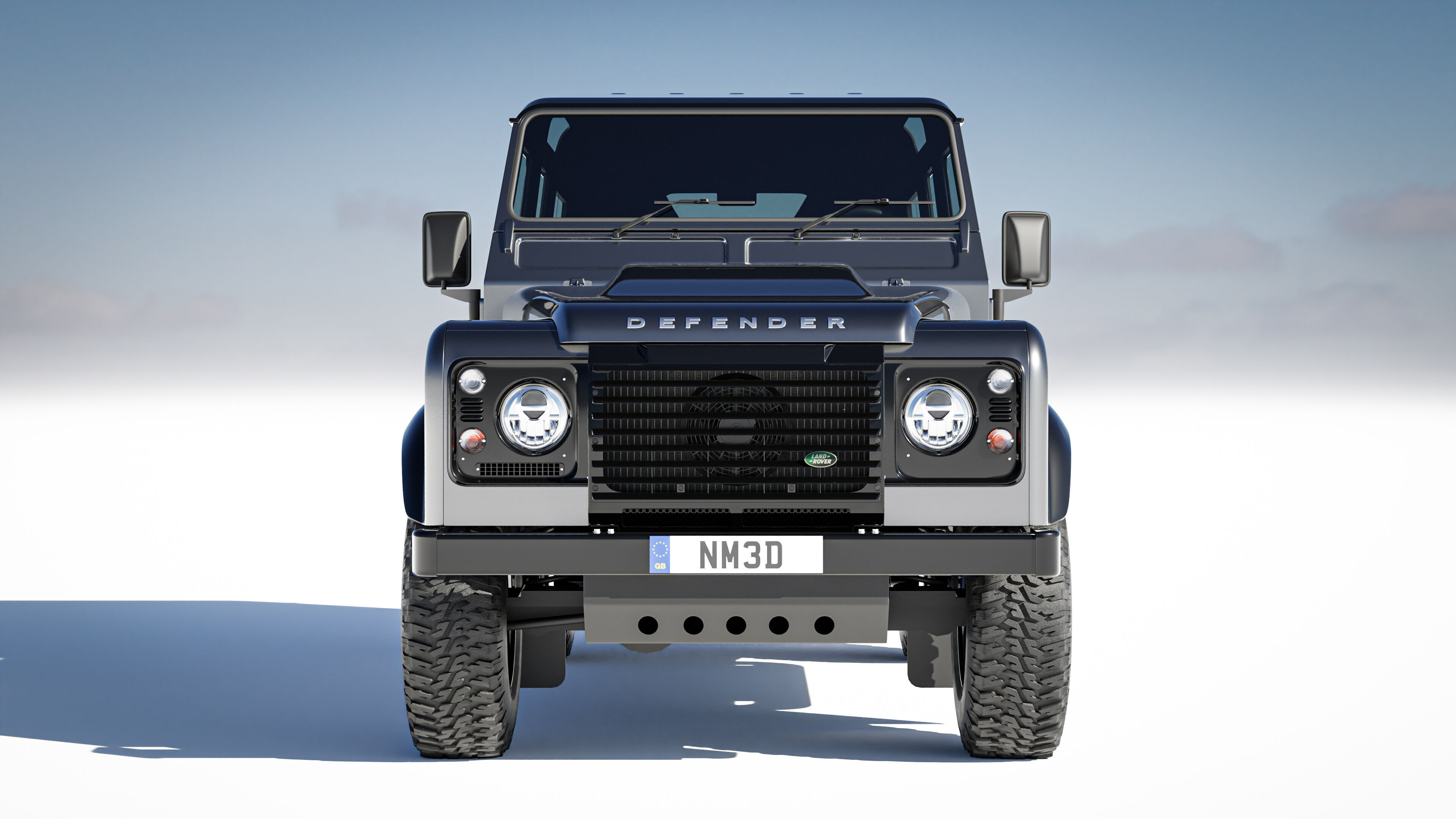 Land Rover Defender Works 110 2018 3D model_7