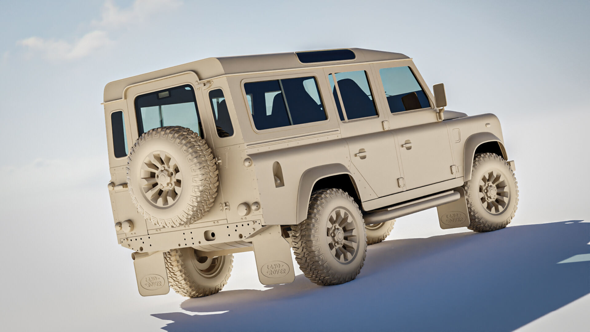 Land Rover Defender Works 110 2018 3D model_15
