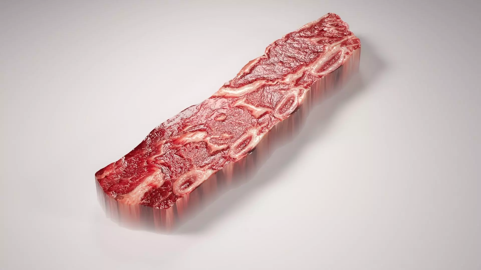 A Short Rib Steak Low-poly 3D model