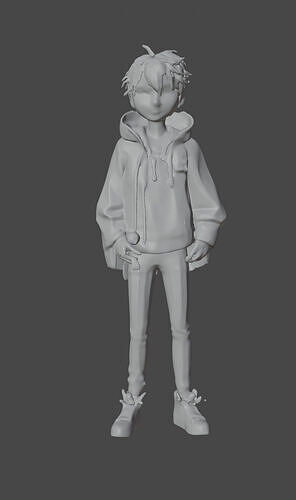 school boy 3D model