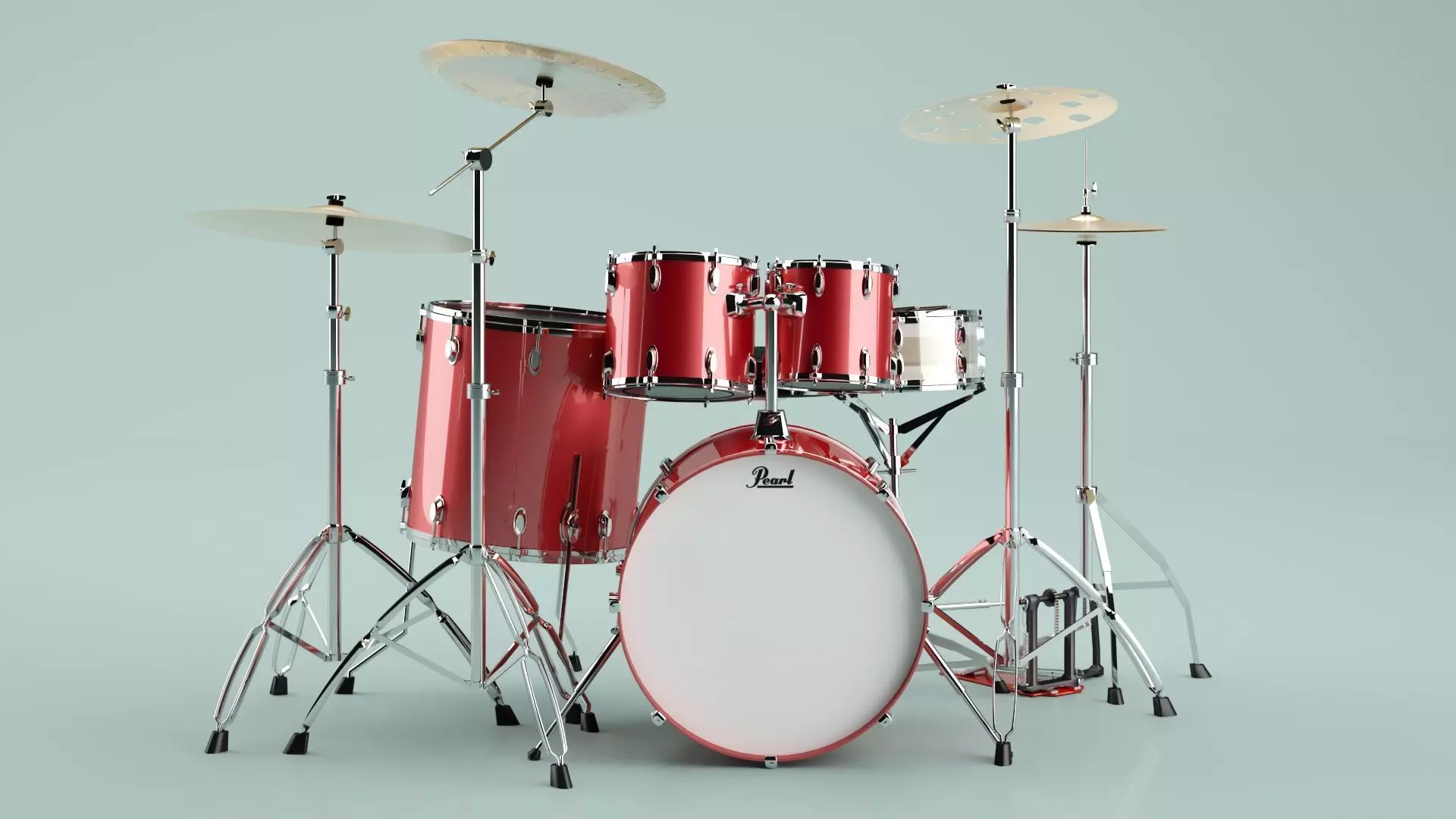 Drums 3D model_0