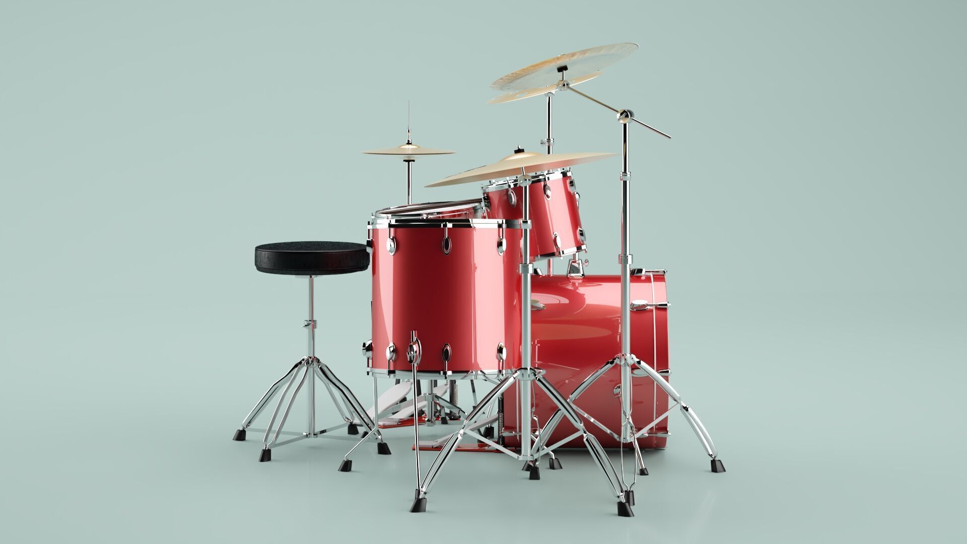 Drums 3D model_3
