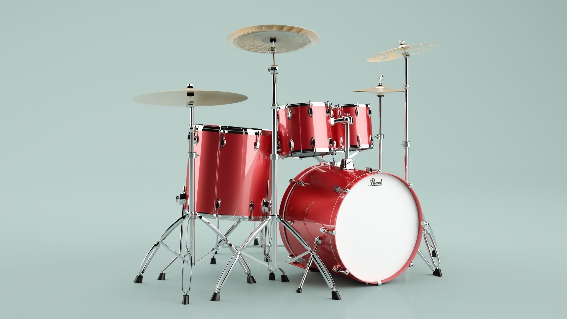 Drums 3D model_1