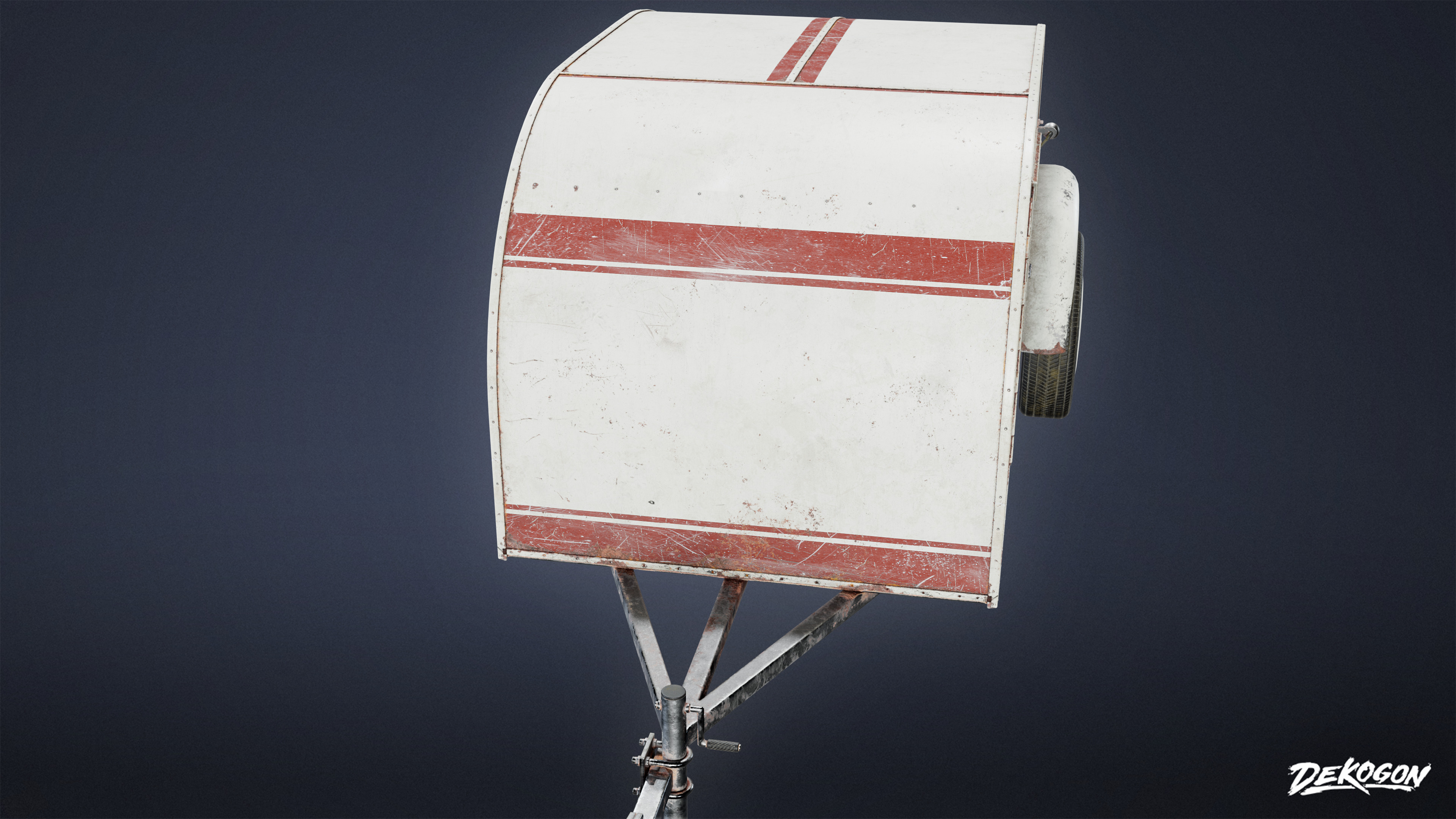 VEHICLES - Camper 01 - LOW POLY AND NANITE Low-poly 3D model_2