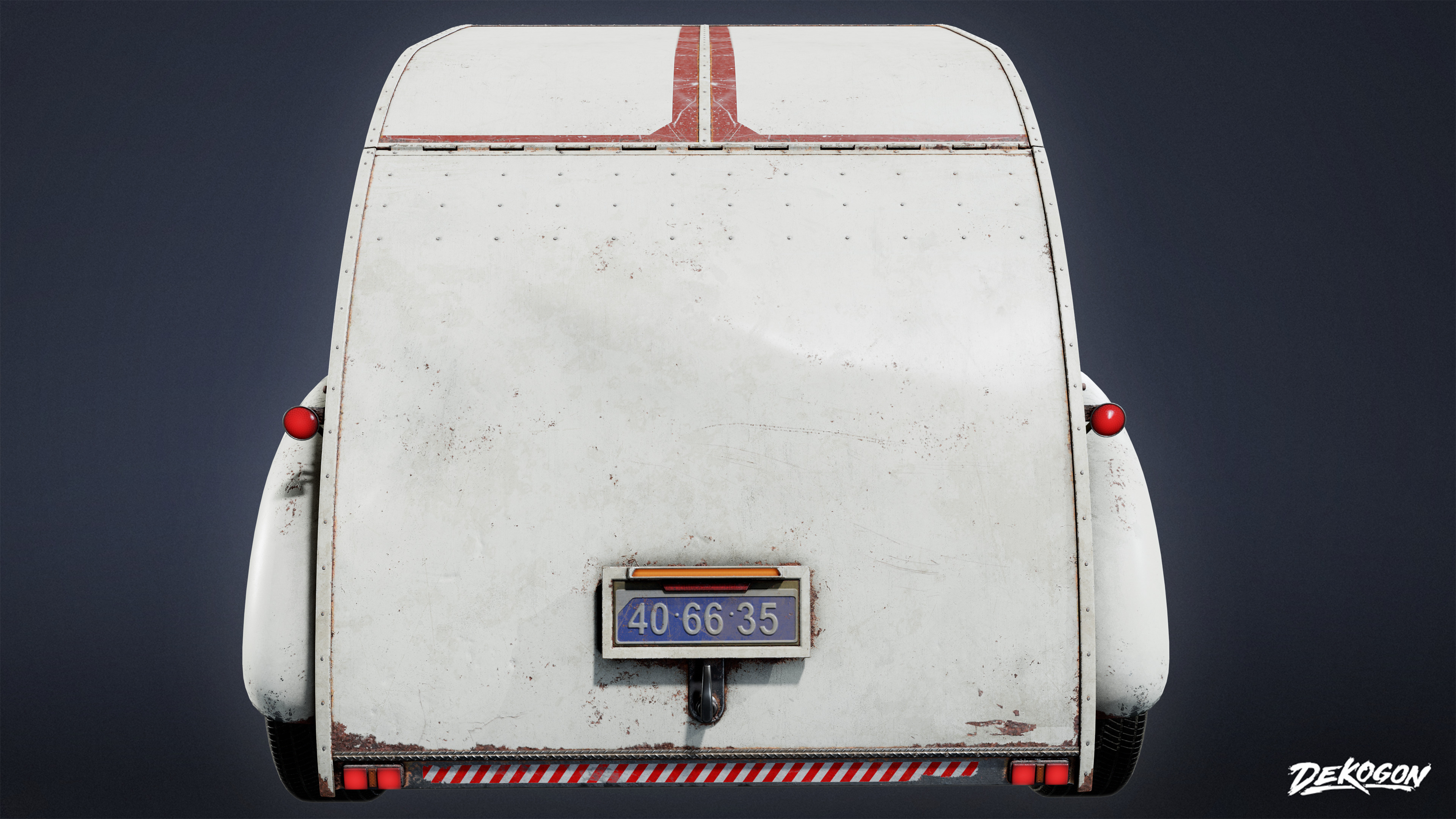 VEHICLES - Camper 01 - LOW POLY AND NANITE Low-poly 3D model_4
