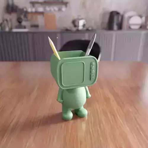 Cartoon Pen Holder - 411