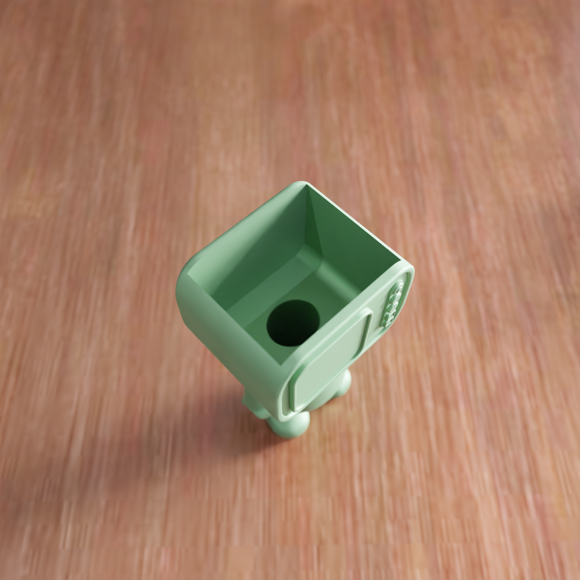 Cartoon Pen Holder - 411 3D print model_3