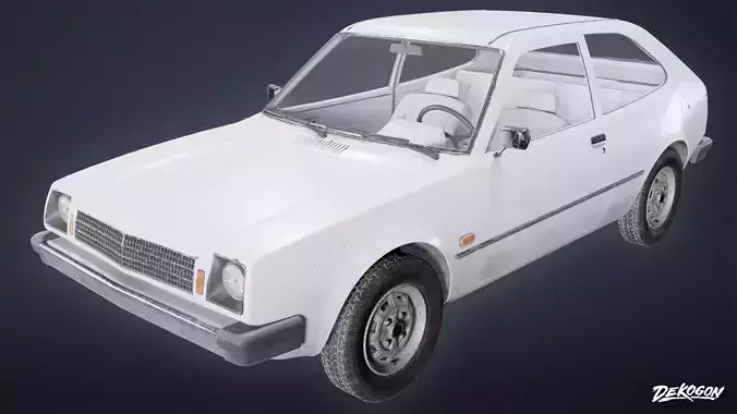 VEHICLES - Car 02 - LOW POLY Low-poly 3D model