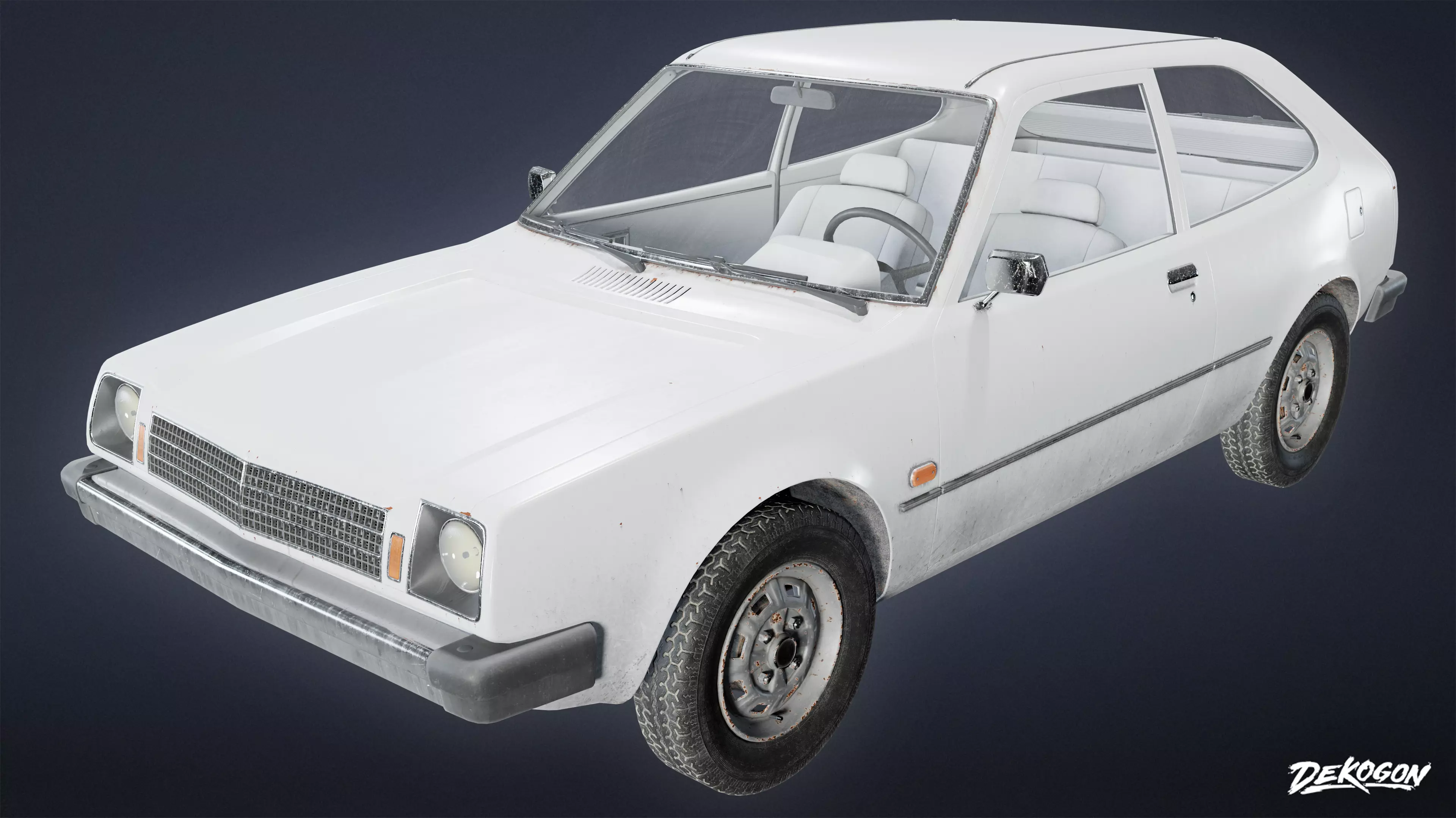 VEHICLES - Car 02 - LOW POLY Low-poly 3D model_0