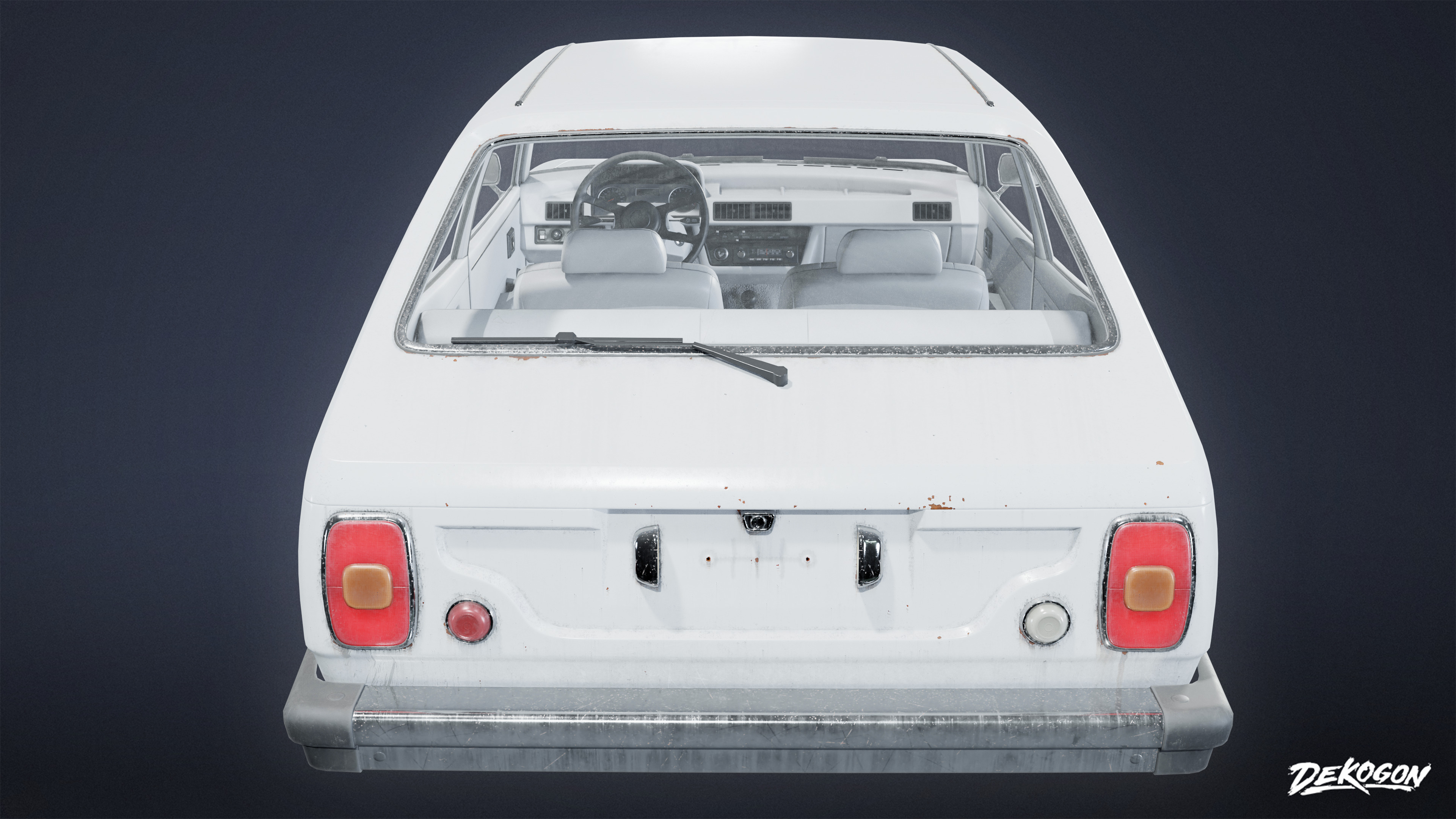 VEHICLES - Car 02 - LOW POLY Low-poly 3D model_3