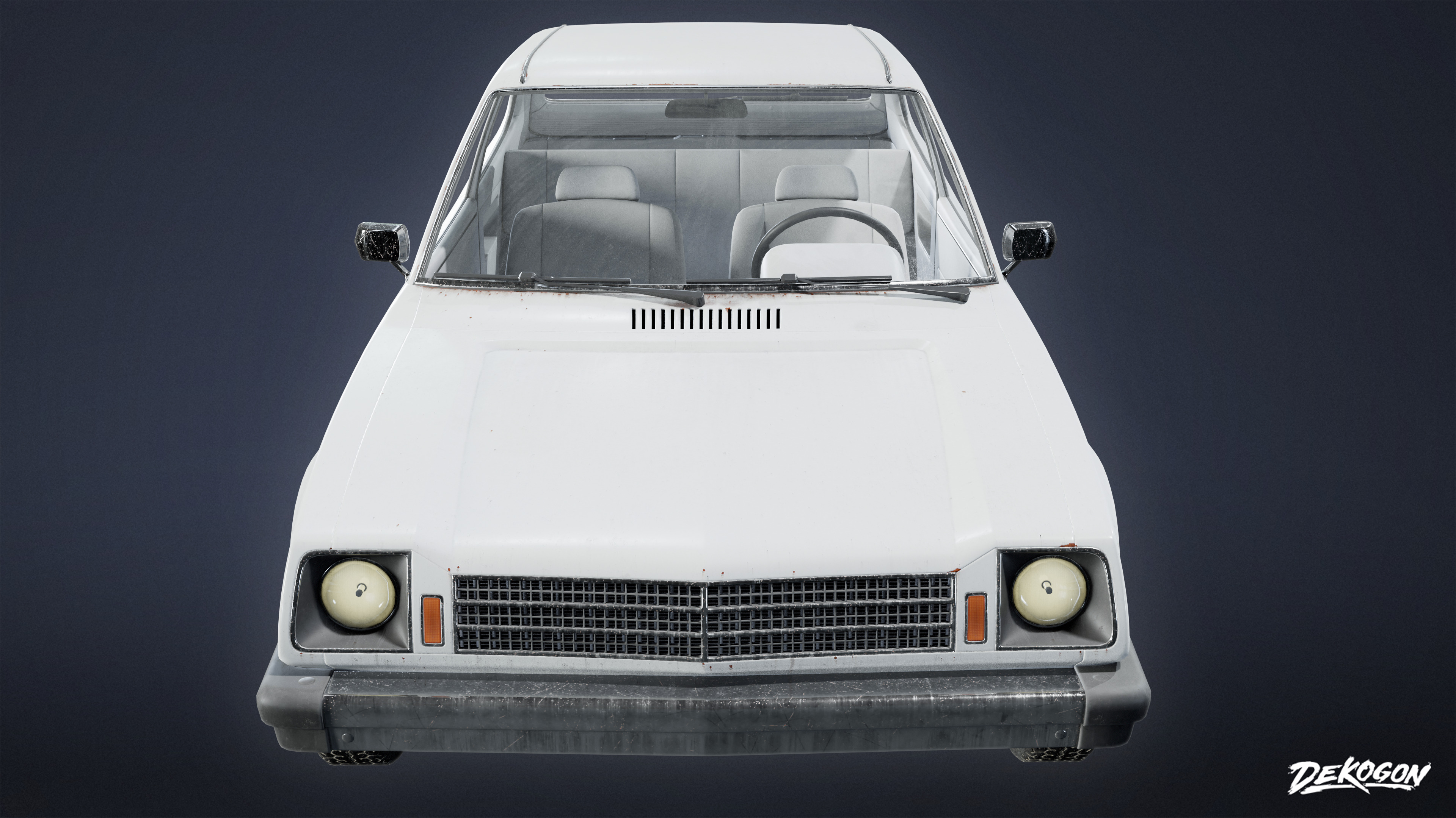 VEHICLES - Car 02 - LOW POLY Low-poly 3D model_1