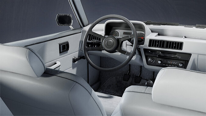 VEHICLES - Car 02 - LOW POLY Low-poly 3D model 6