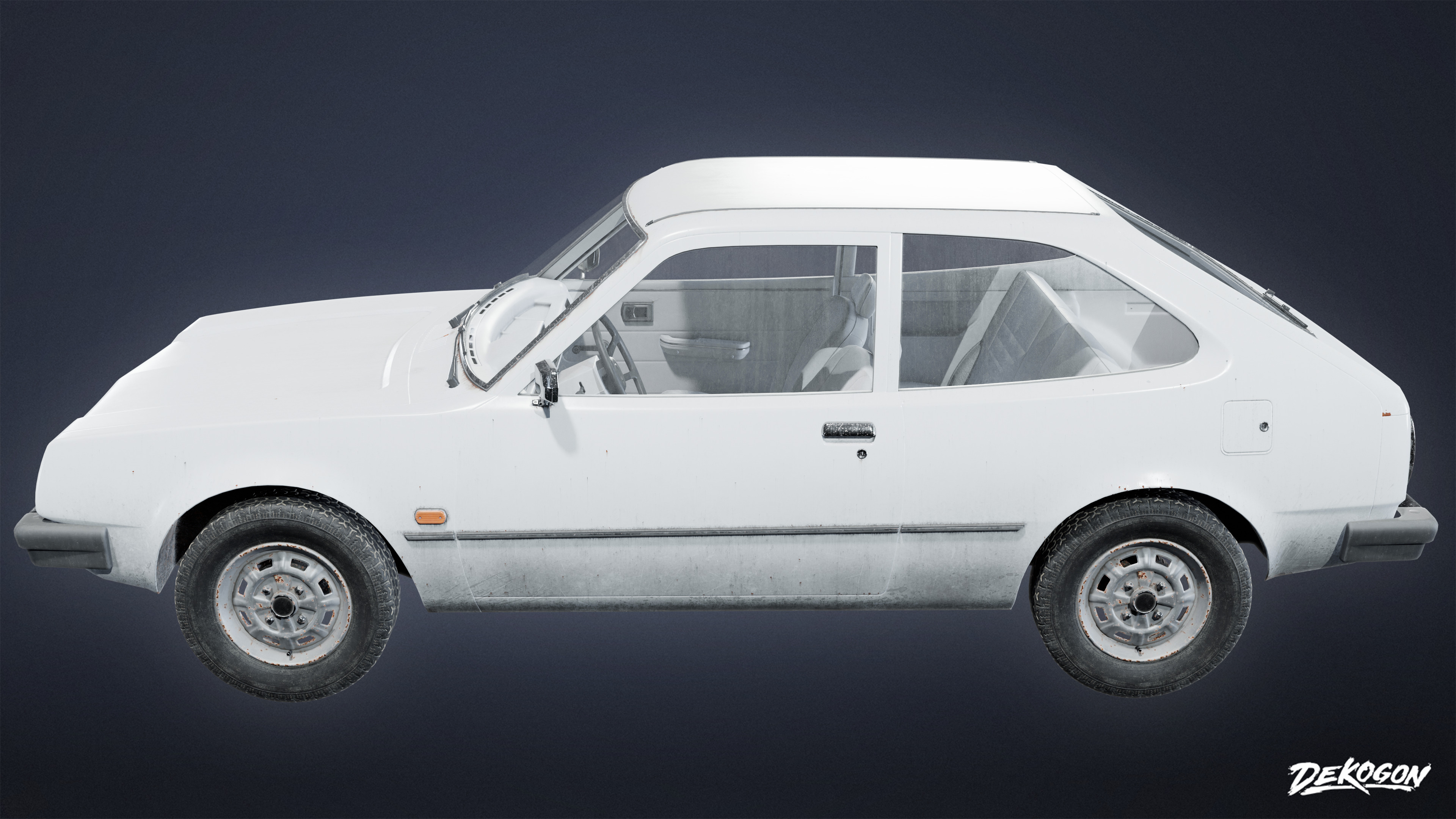 VEHICLES - Car 02 - LOW POLY Low-poly 3D model_2