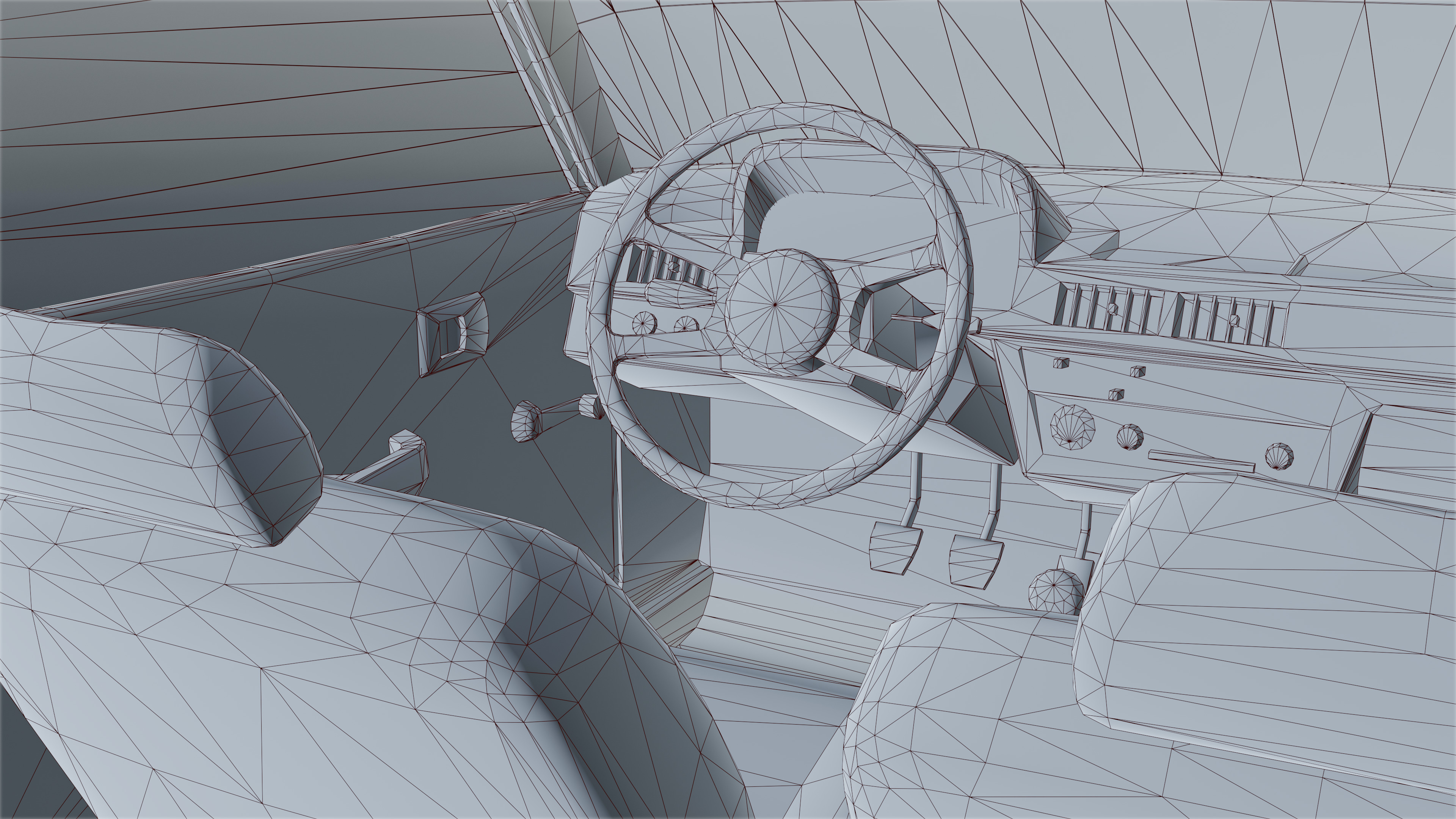 VEHICLES - Car 02 - LOW POLY Low-poly 3D model_6