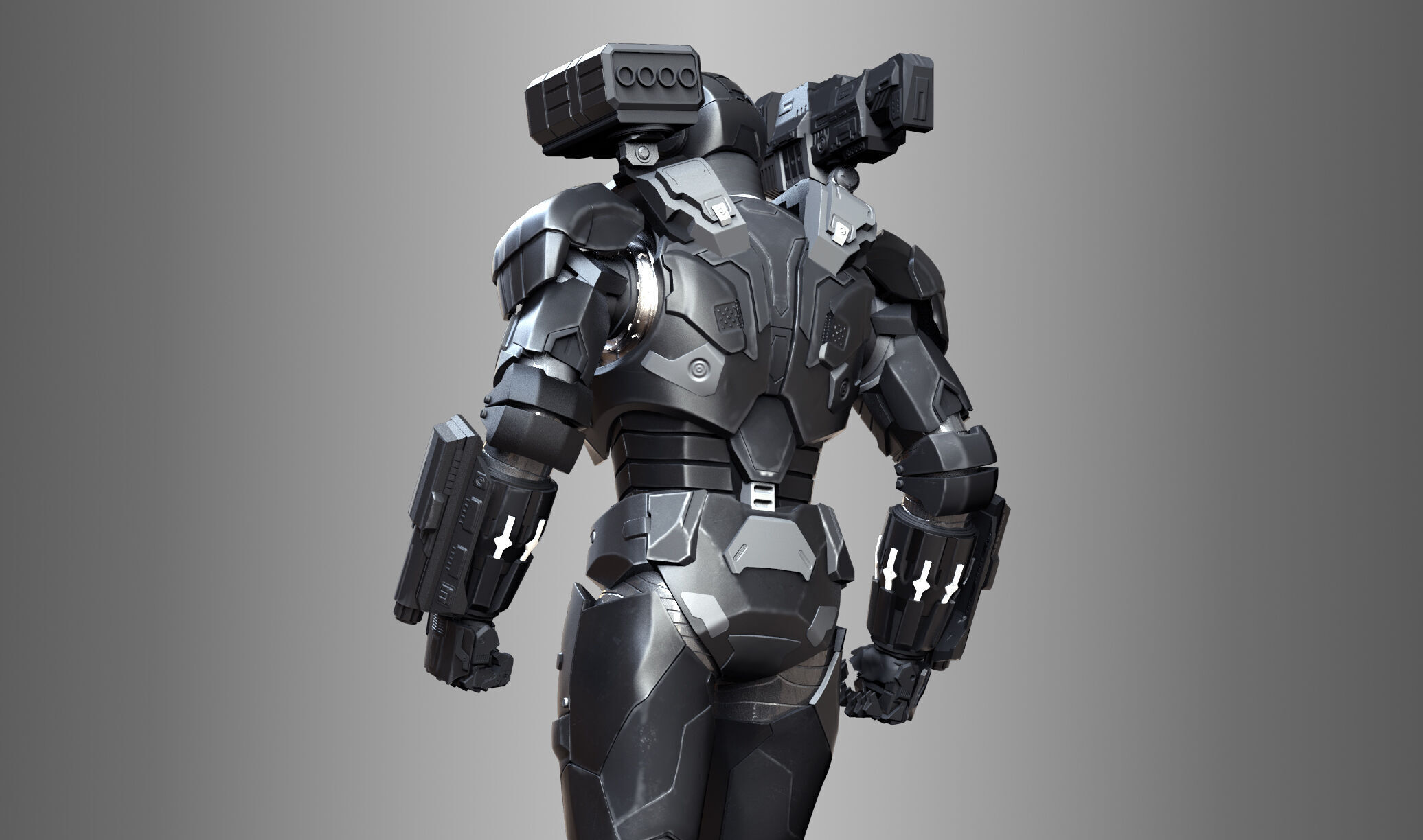 Warmachine  for printing 3D print model_17
