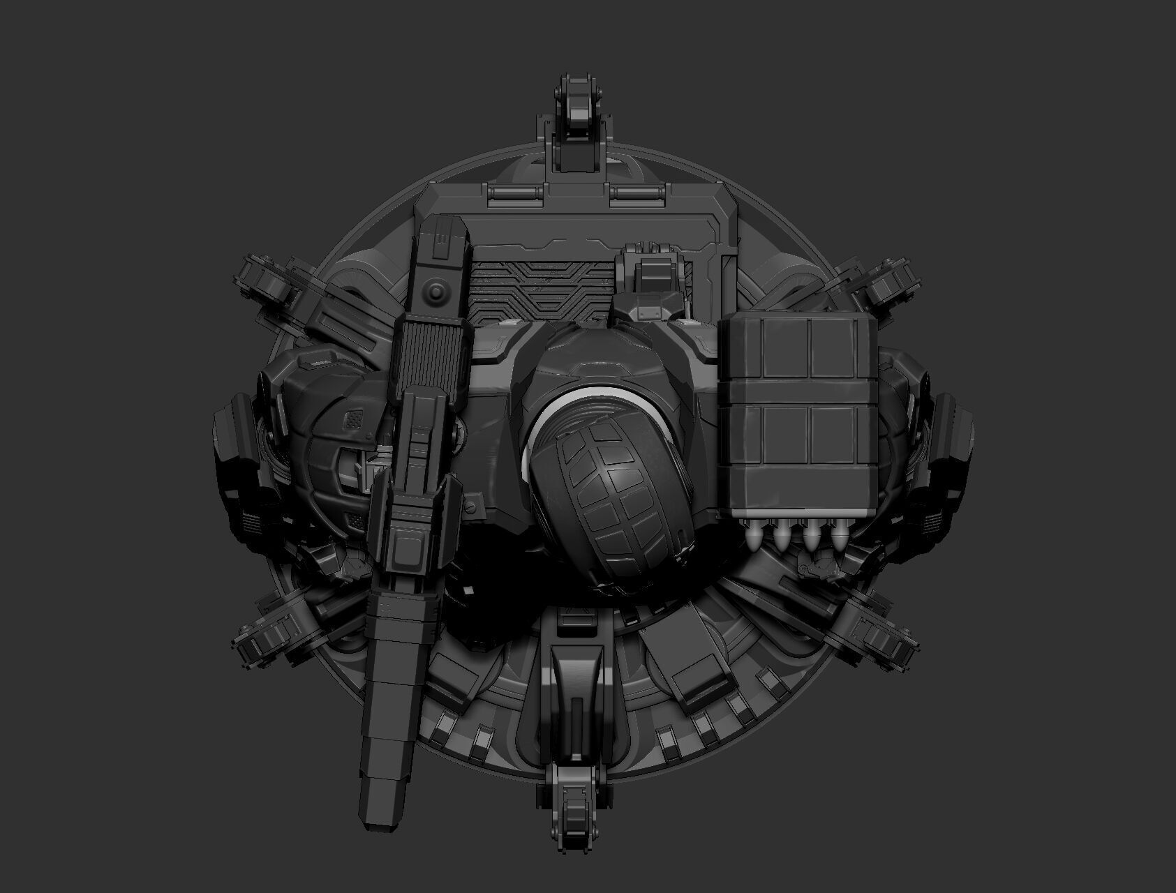 Warmachine  for printing 3D print model_42