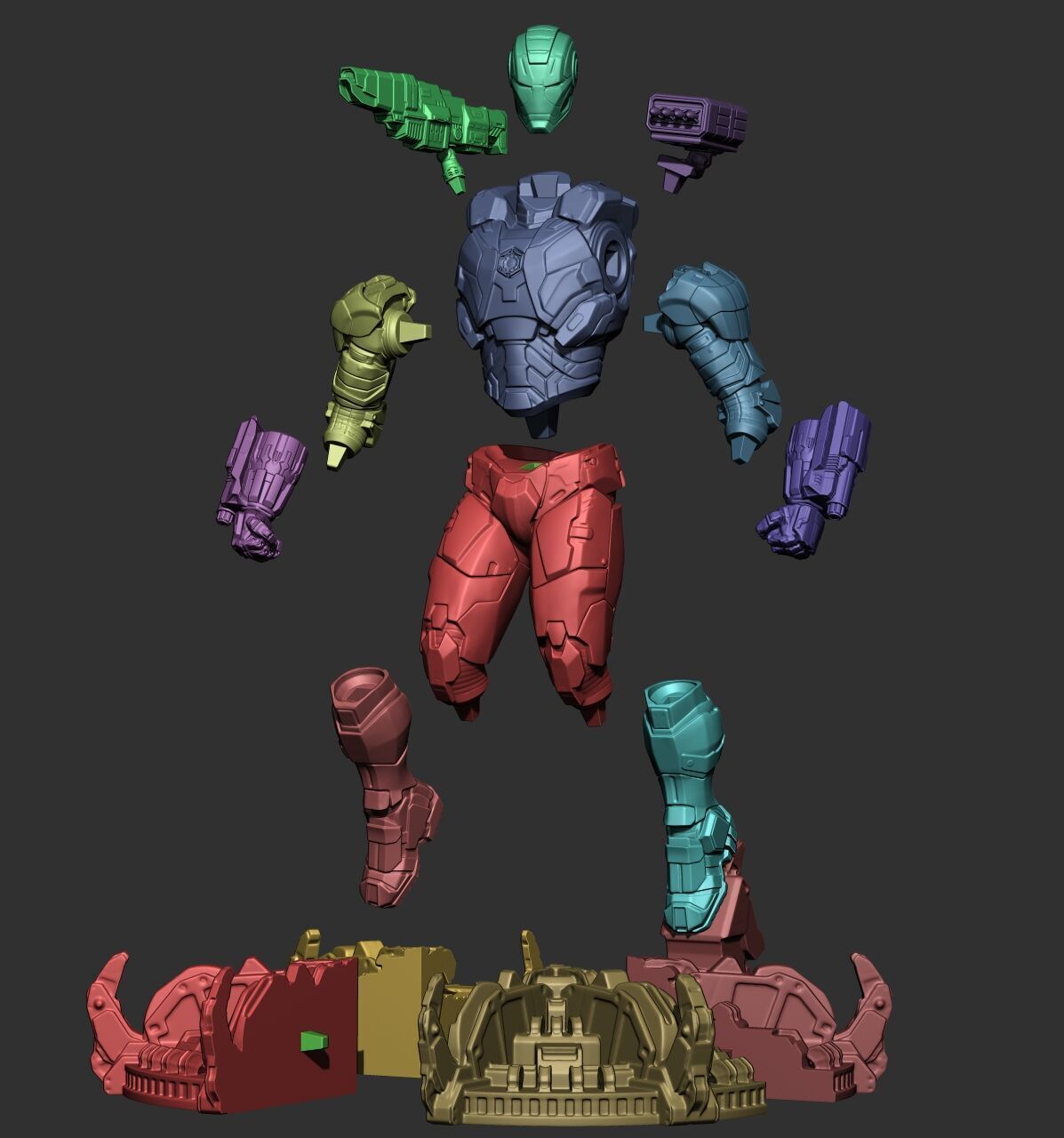 Warmachine  for printing 3D print model_45