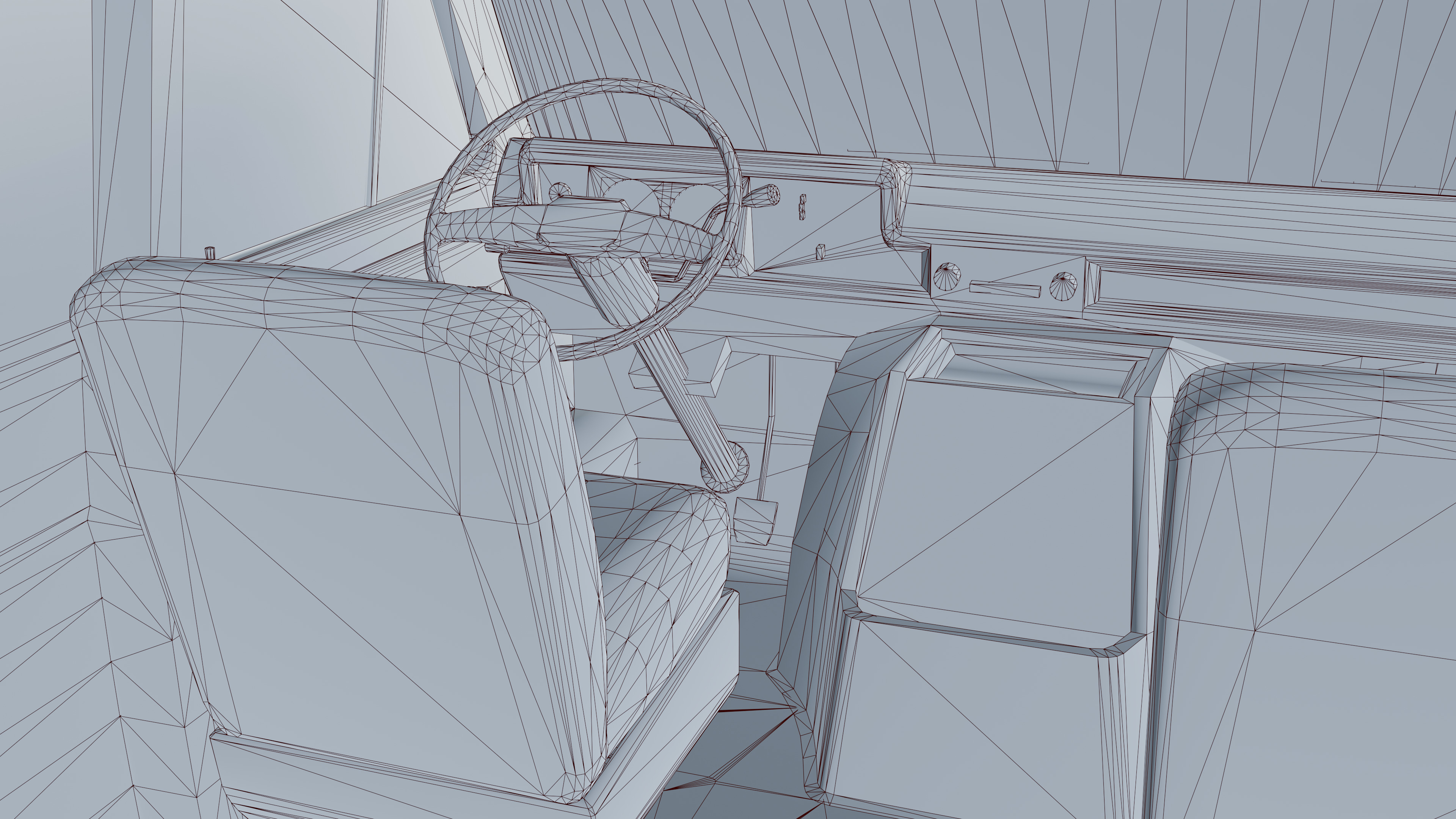 VEHICLES - Car 03 - LOW POLY Low-poly 3D model_7