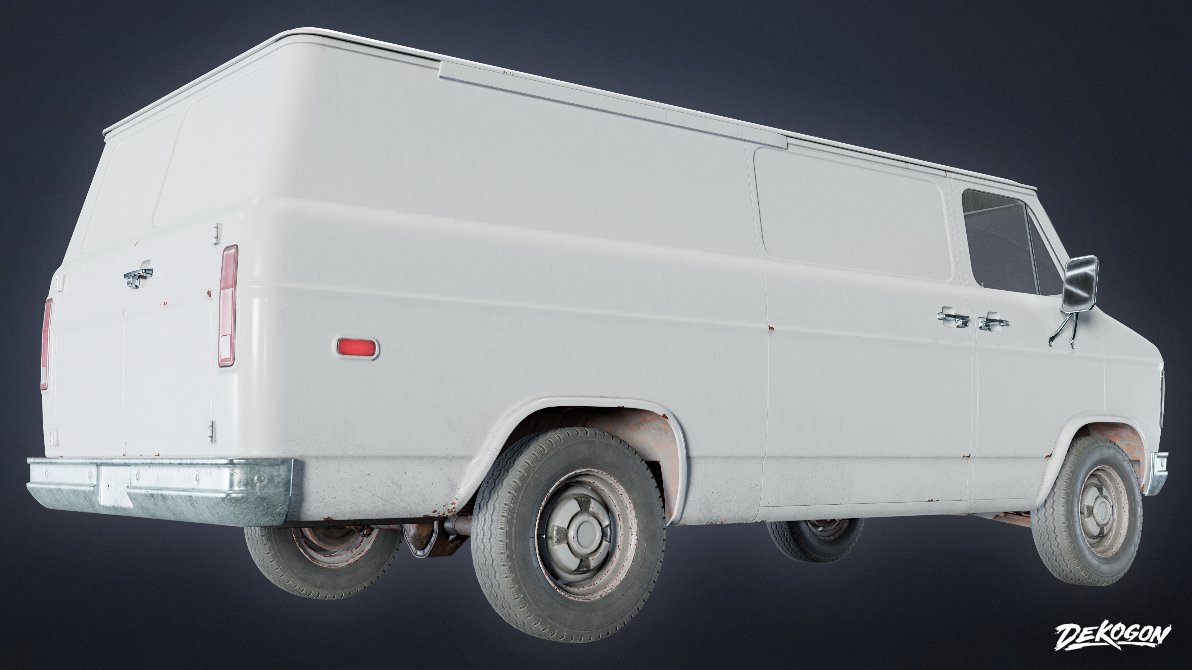 VEHICLES - Car 03 - LOW POLY Low-poly 3D model_4