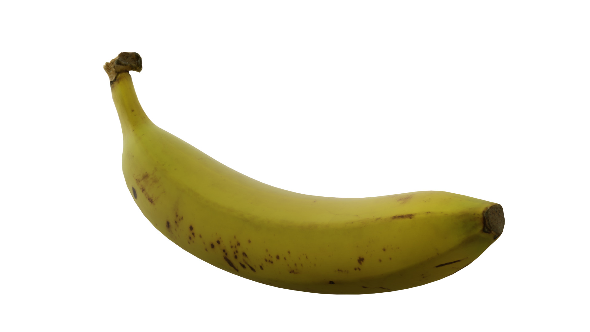 Banana Low-poly 3D model_2