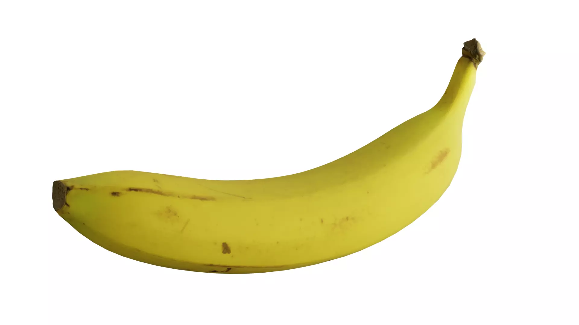 Banana Low-poly 3D model_0