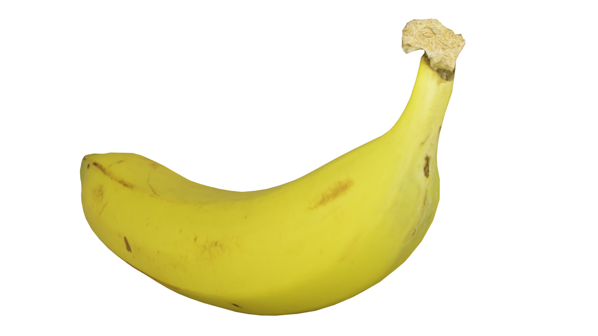 Banana Low-poly 3D model_9