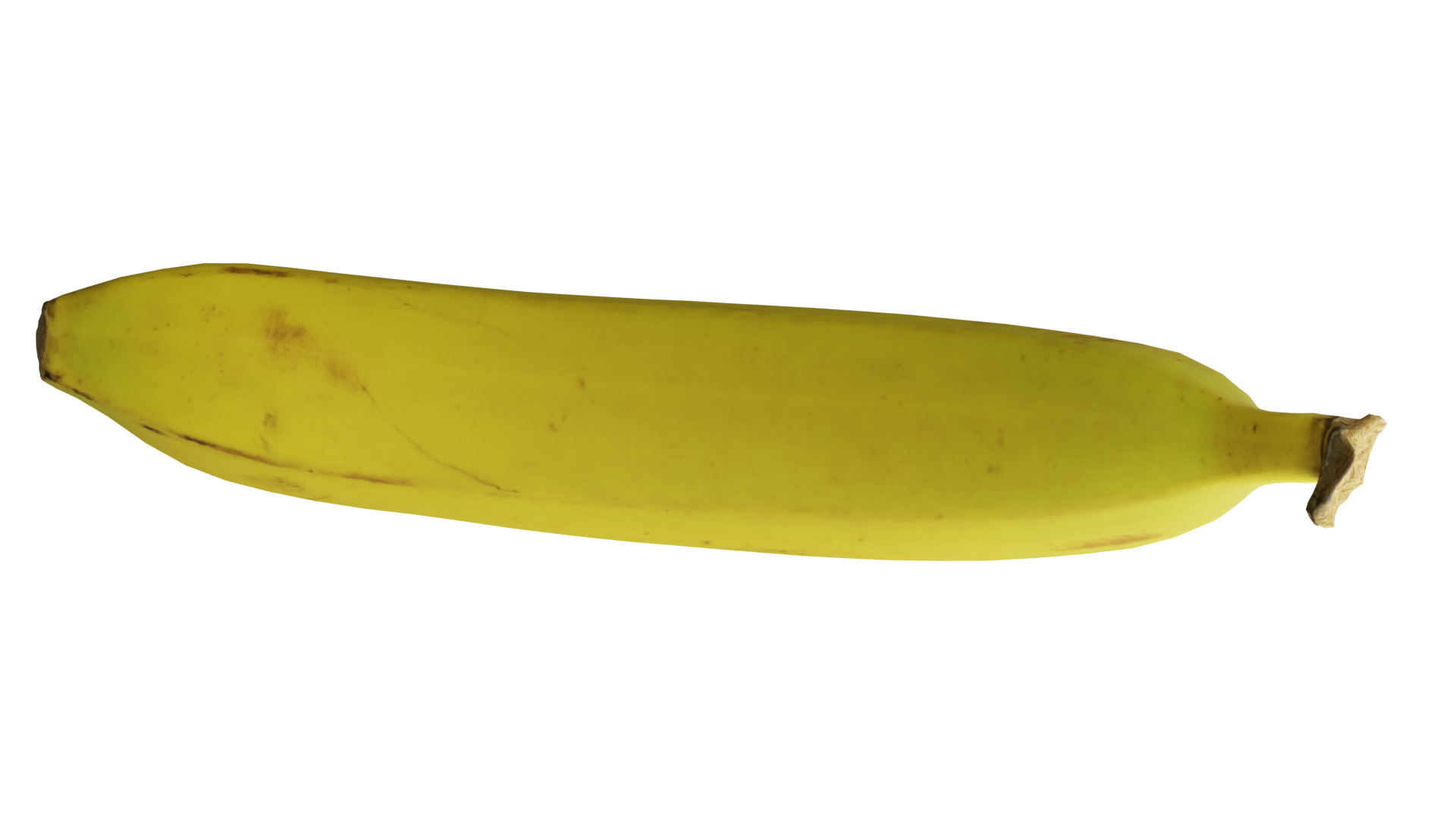 Banana Low-poly 3D model_8