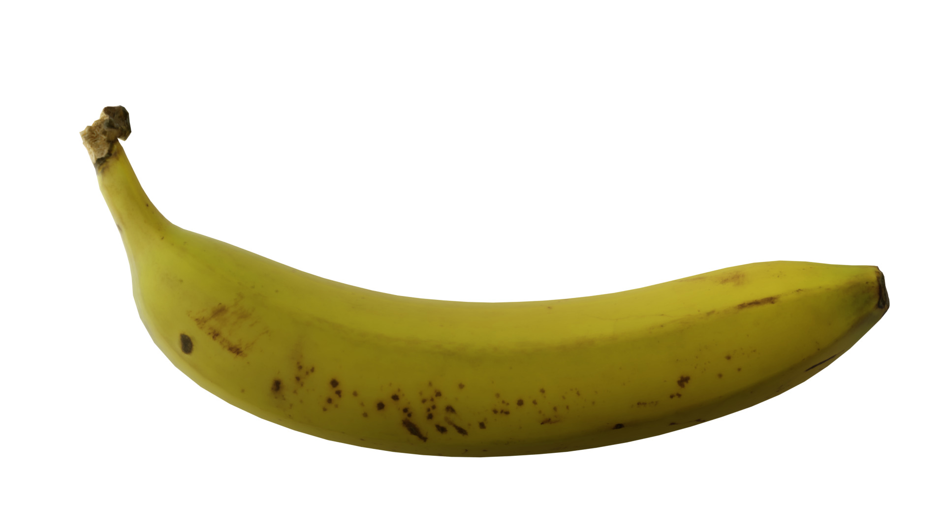 Banana Low-poly 3D model_3