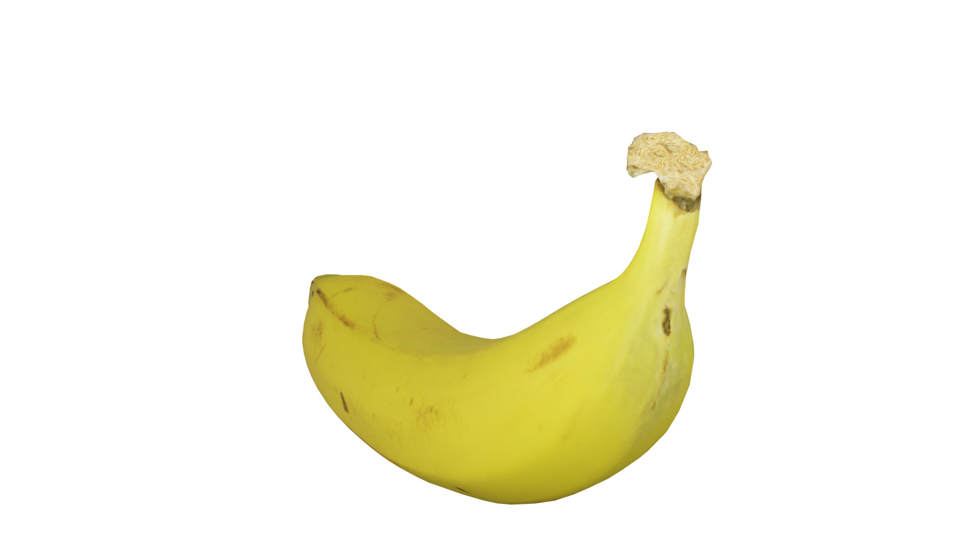 Banana Low-poly 3D model_6