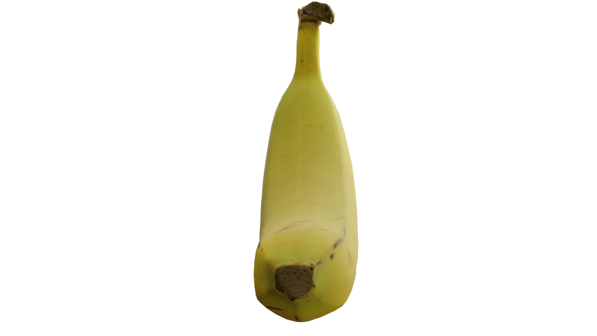 Banana Low-poly 3D model_1