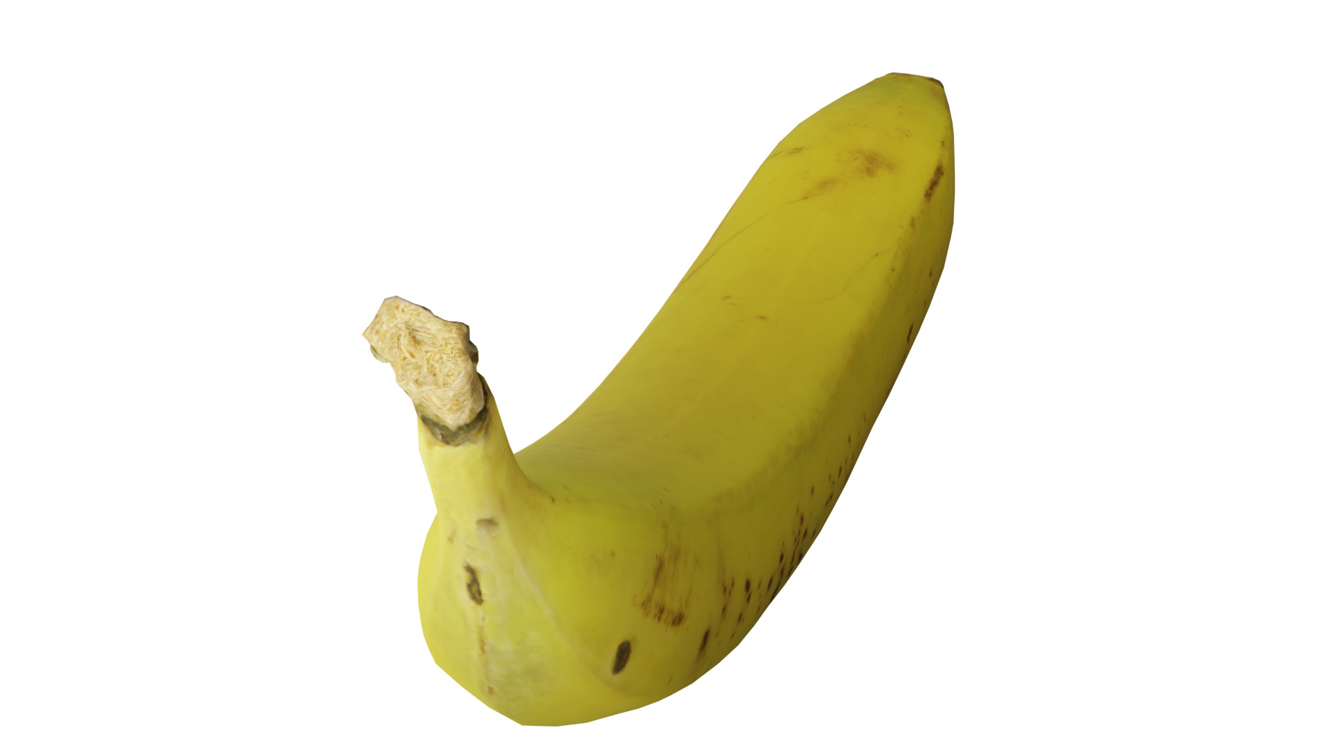Banana Low-poly 3D model_11