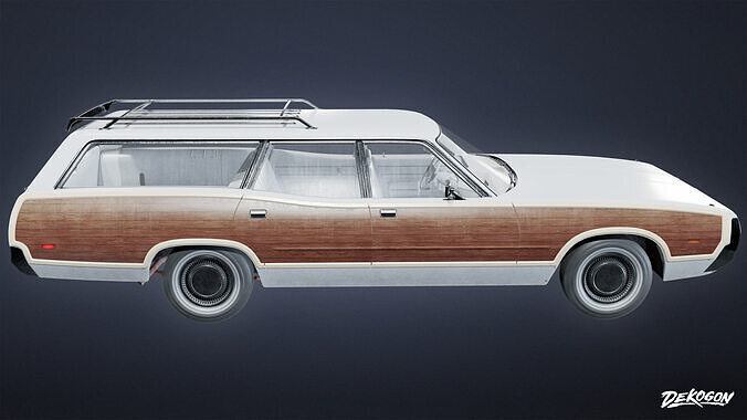 VEHICLES - Car 05 - LOW POLY Low-poly 3D model 4