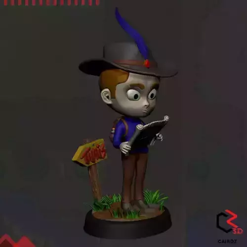 Citizen Outfit Tibia Game 3D print model