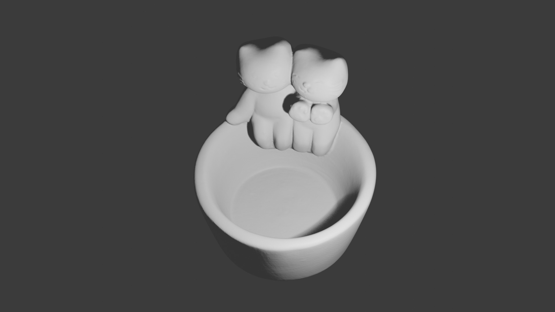 Cats Led Candle 3D model_3