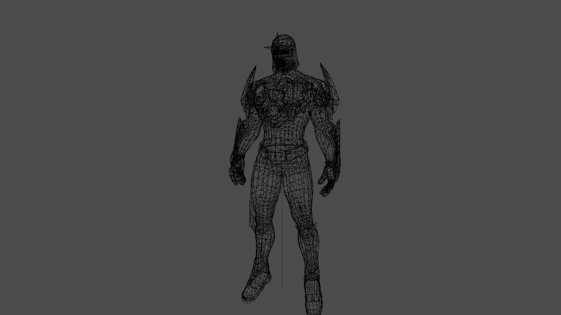 Marvel Nova Richard Rider 3D Model Fully Rigged and Textured Low-poly 3D model_8