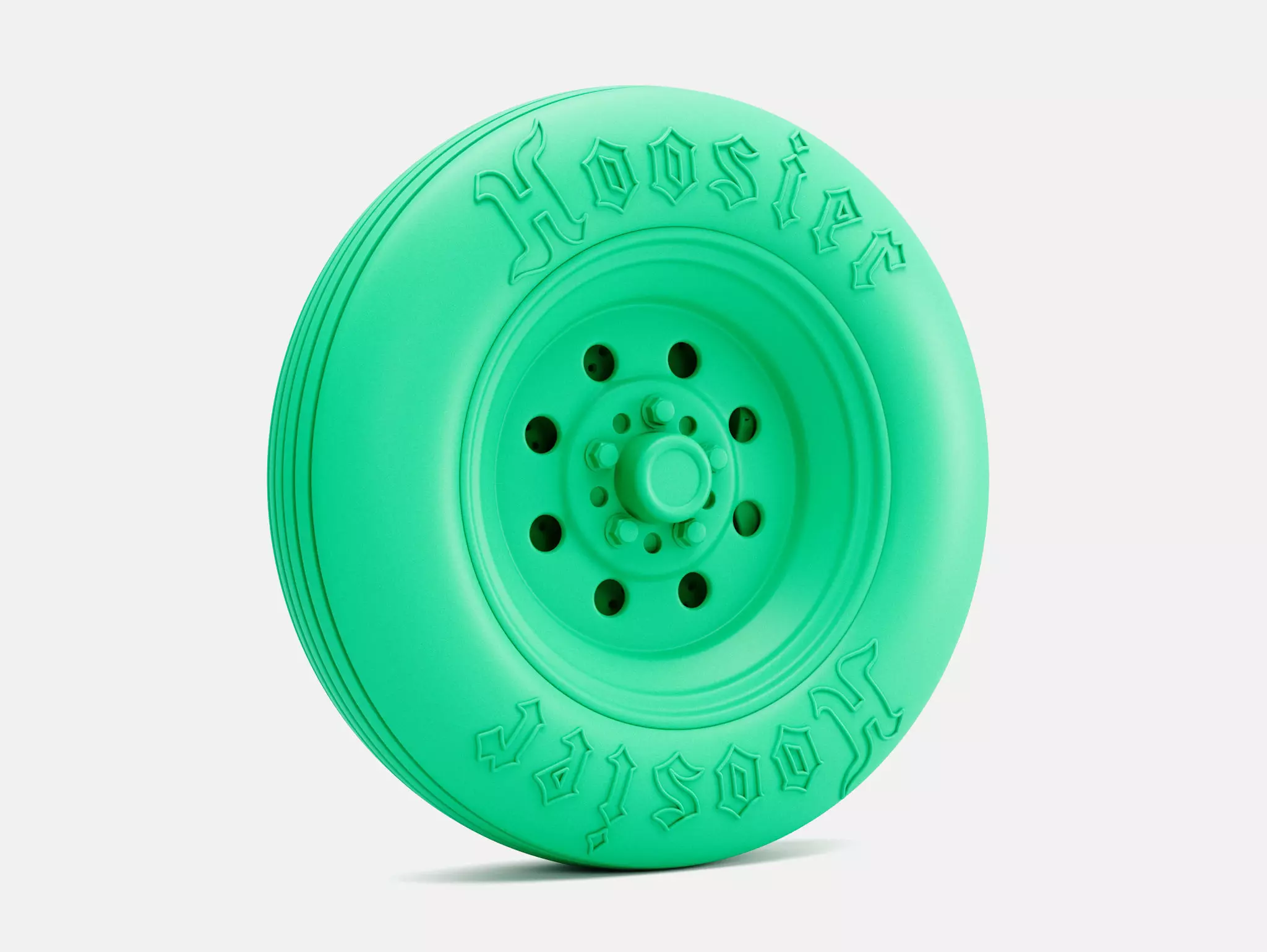 15x5 Weld Draglite Wheel Hoosier Front Runner Tire 3D print model_1