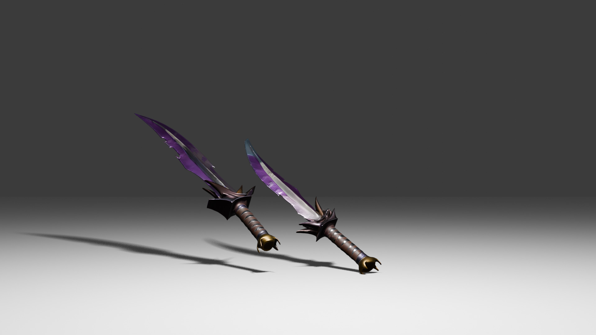 Duel Knife 3D model_8