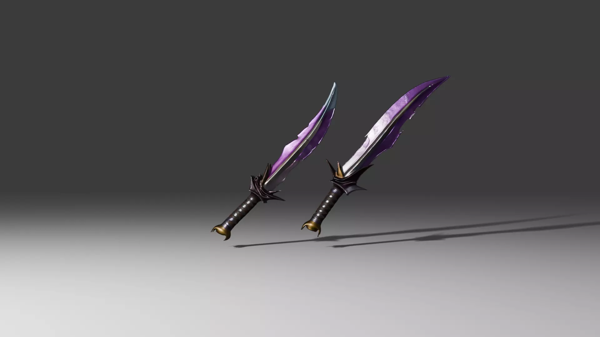 Duel Knife 3D model_0