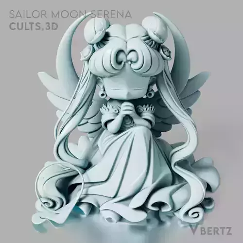 Printable Serena Sailor Moon princes chibi