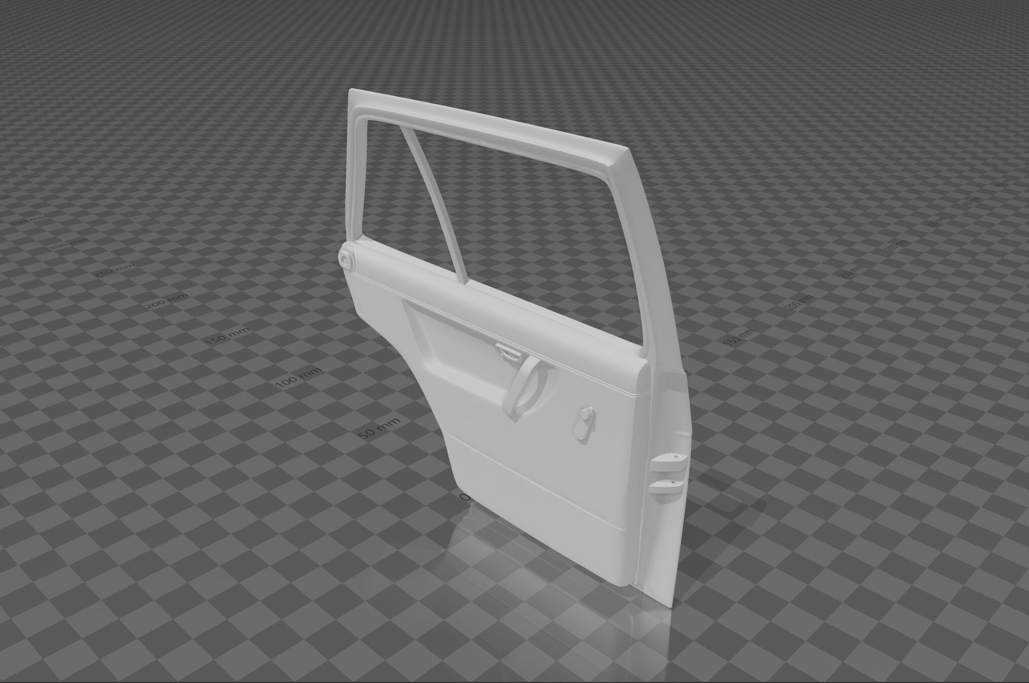 Four Doors for VW Golf Mk2 Doors  3D print model_4