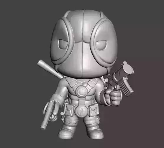 Deadpool Figure 3D Scan