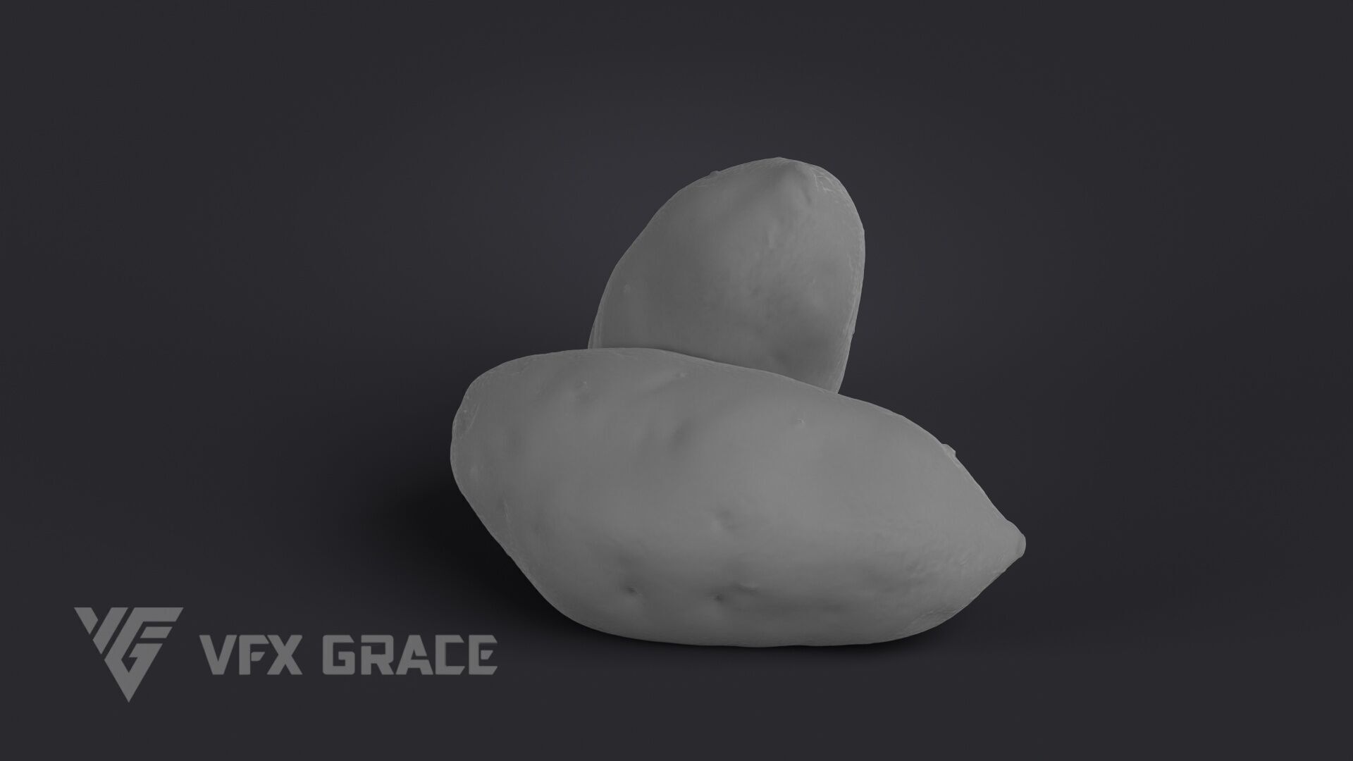 Sweet Potato 001 3D model_5