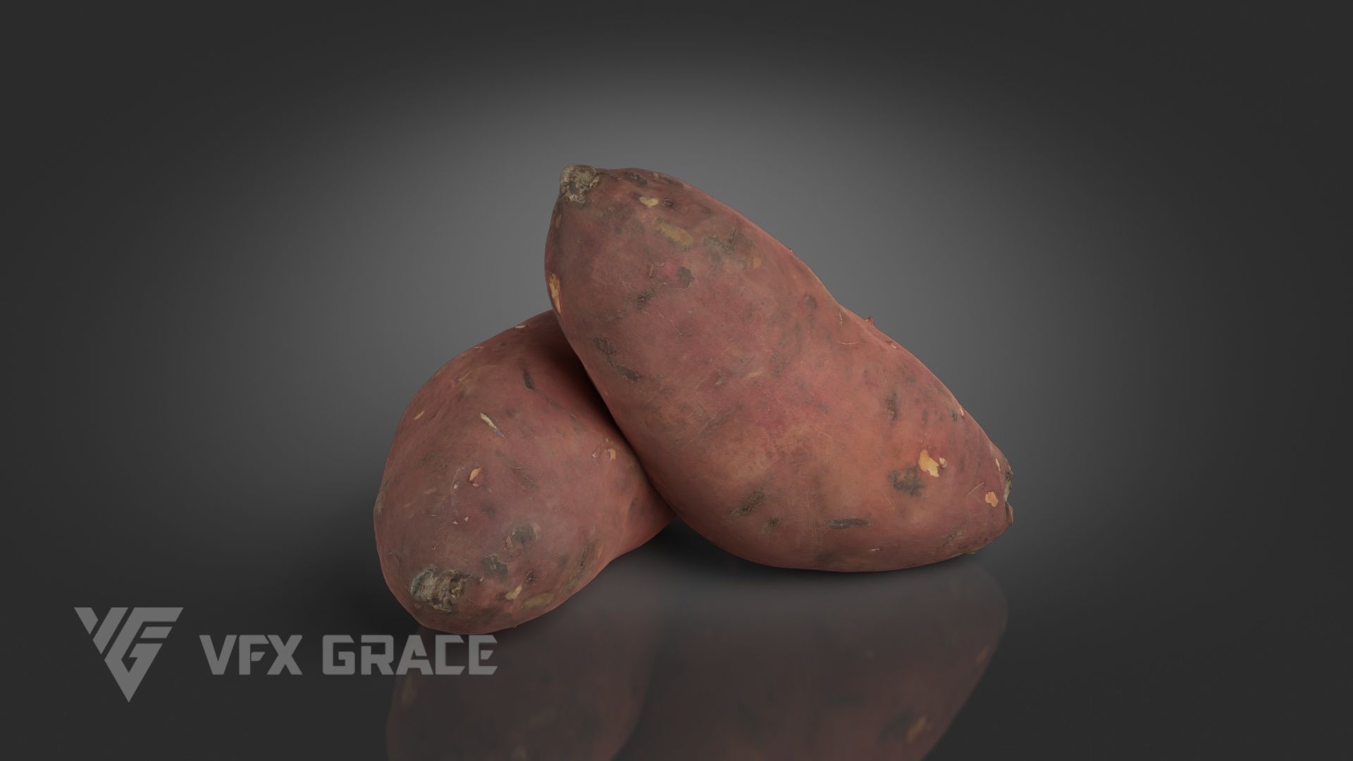 Sweet Potato 001 3D model_1