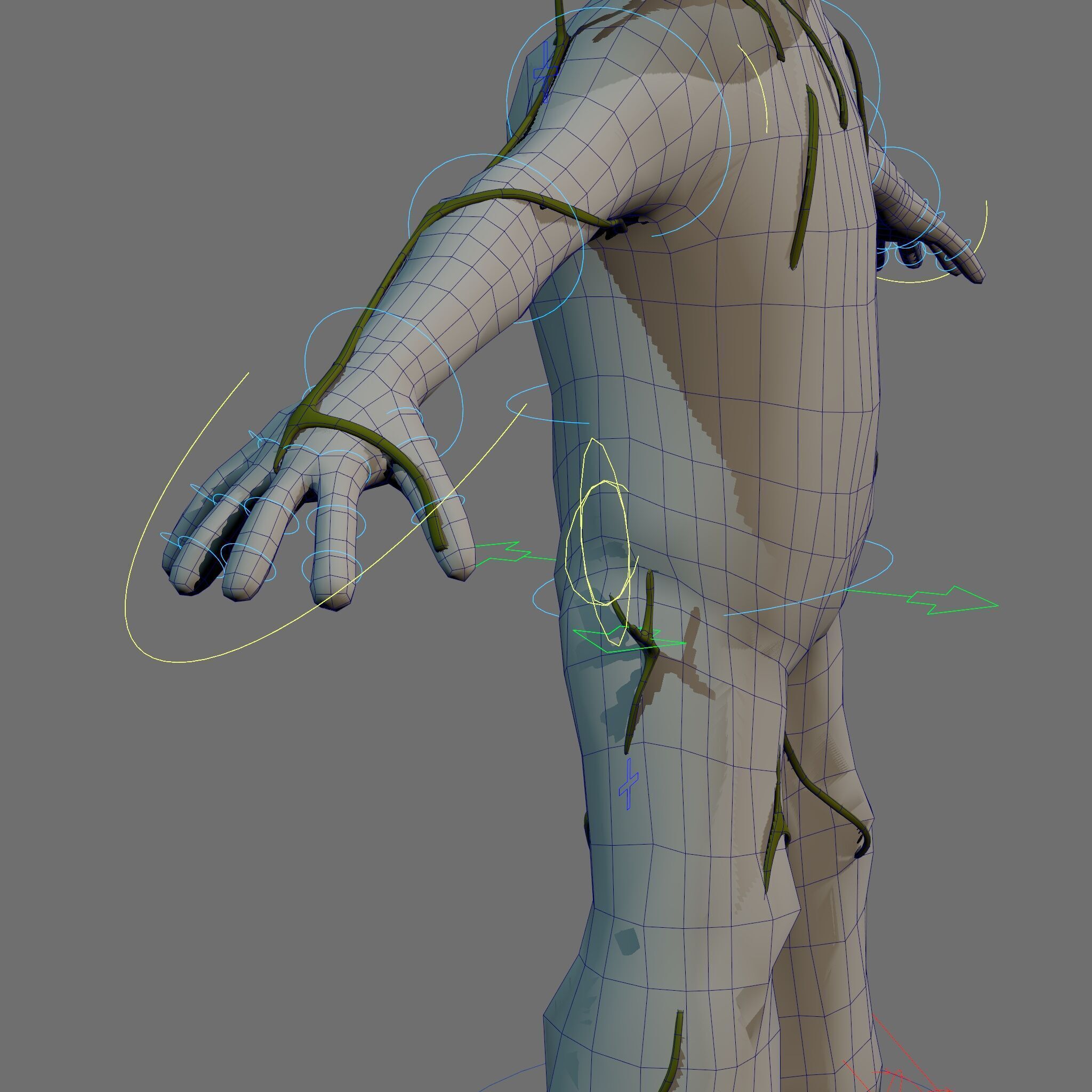 Baby Groot - Realistic and Rigged Low-poly 3D model_6