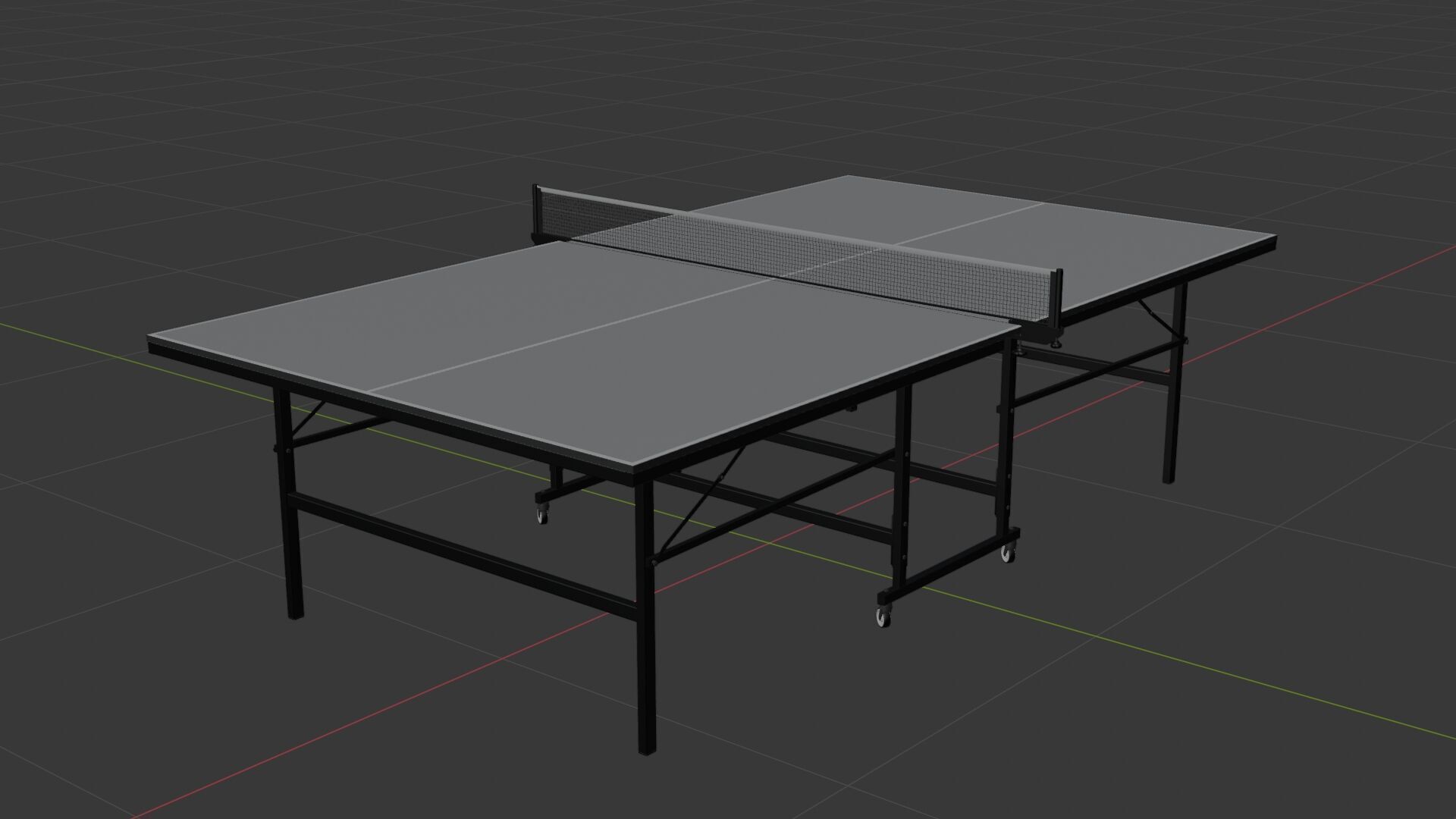 Table Tennis 3D model_1