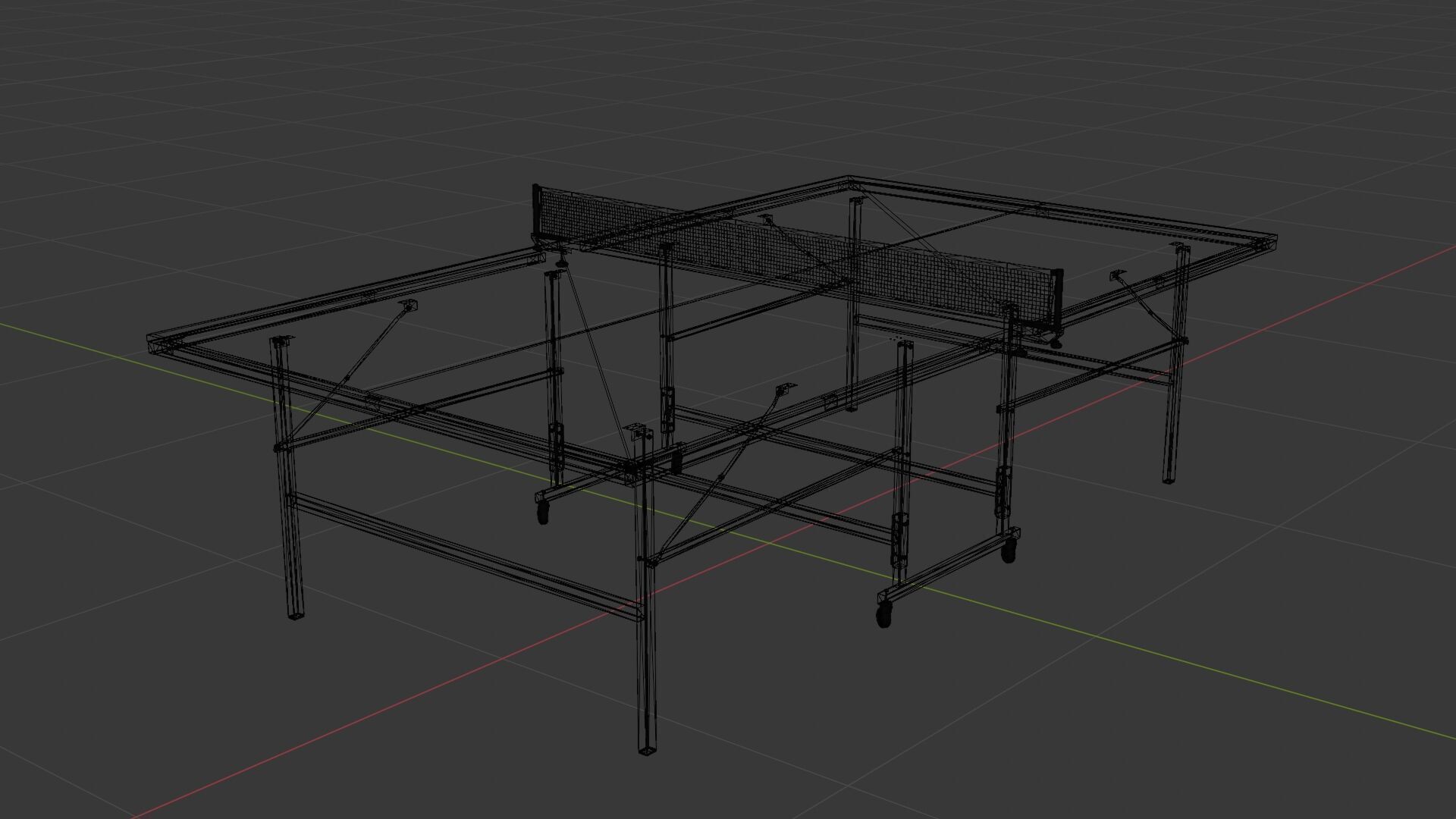 Table Tennis 3D model_2