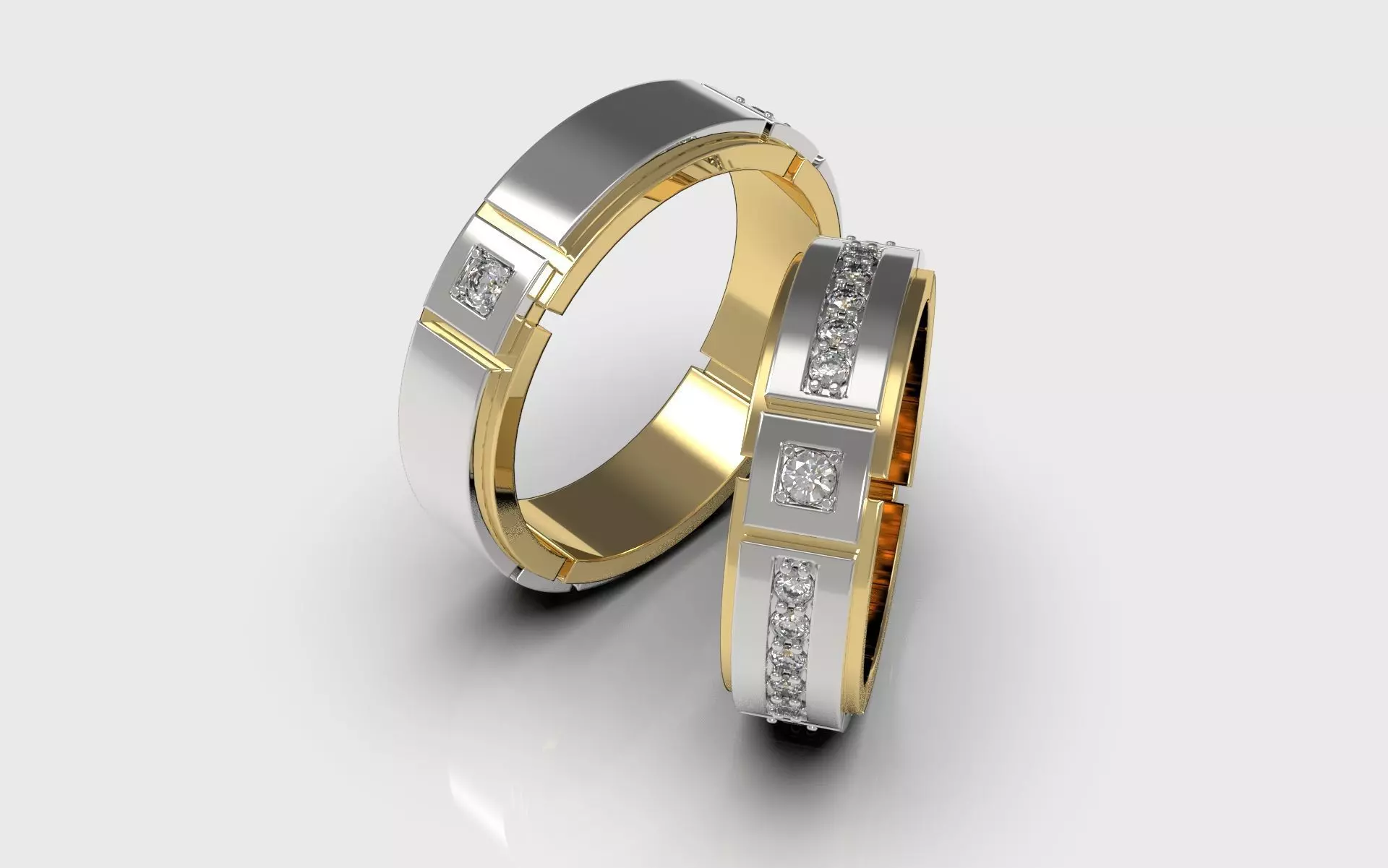 Wedding Band 3D print model_0
